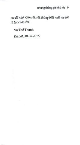  Những Thằng Già Nhớ Mẹ - Vũ Thế Thành 