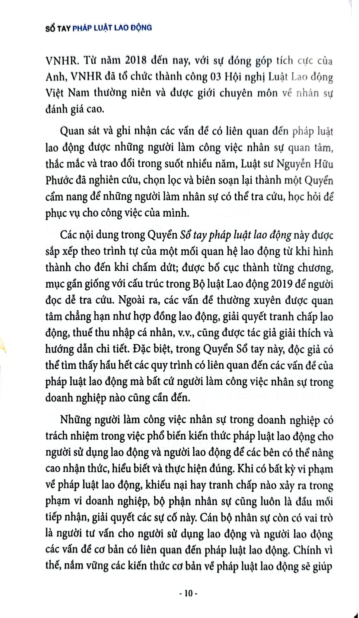 Sổ Tay Pháp Luật Lao Động (Tái Bản 2023) - Nguyễn Hữu Phước