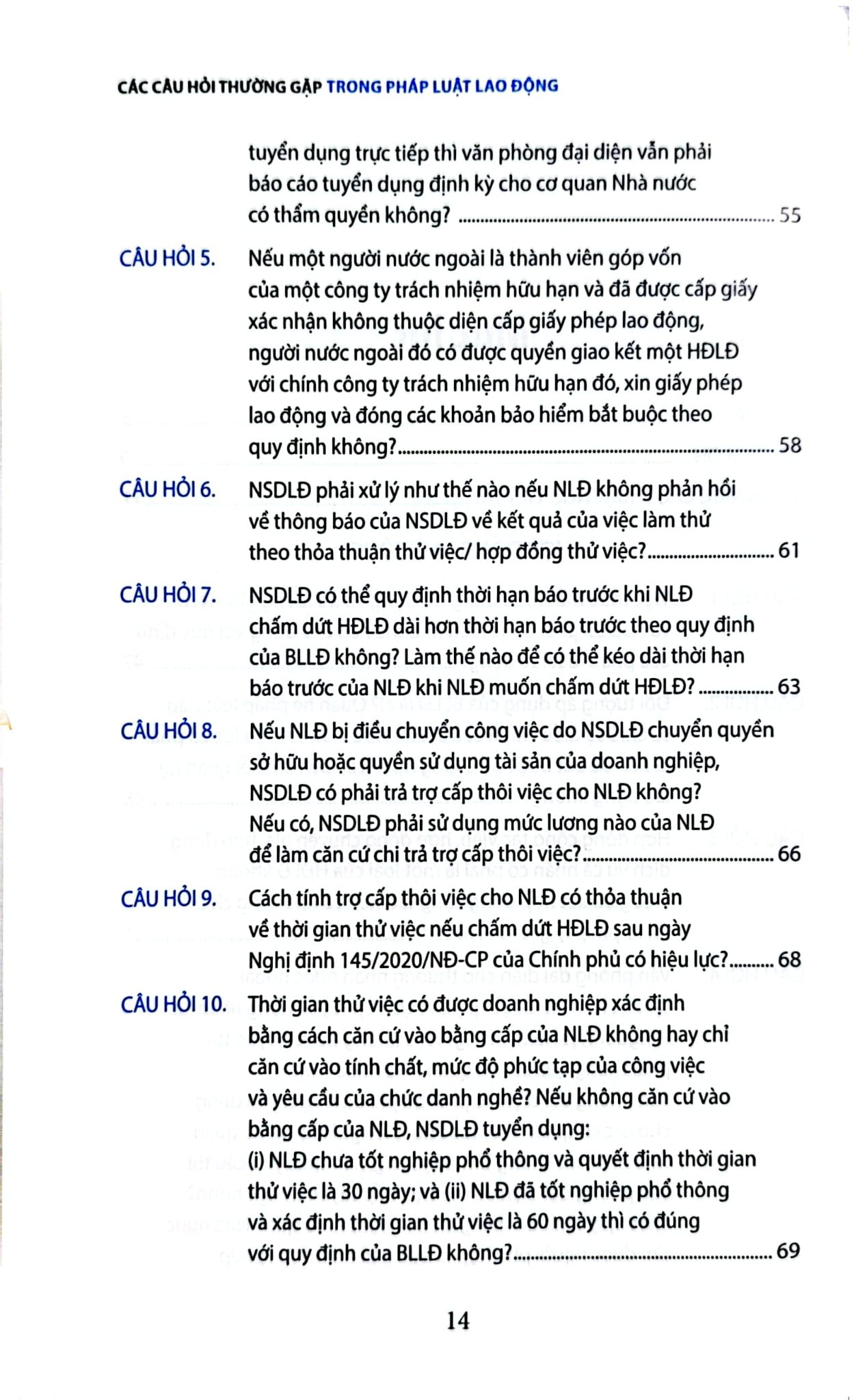 Các Câu Hỏi Thường Gặp Trong Pháp Luật Lao Động (Tái Bản 2021) - Nguyễn Hữu Phước