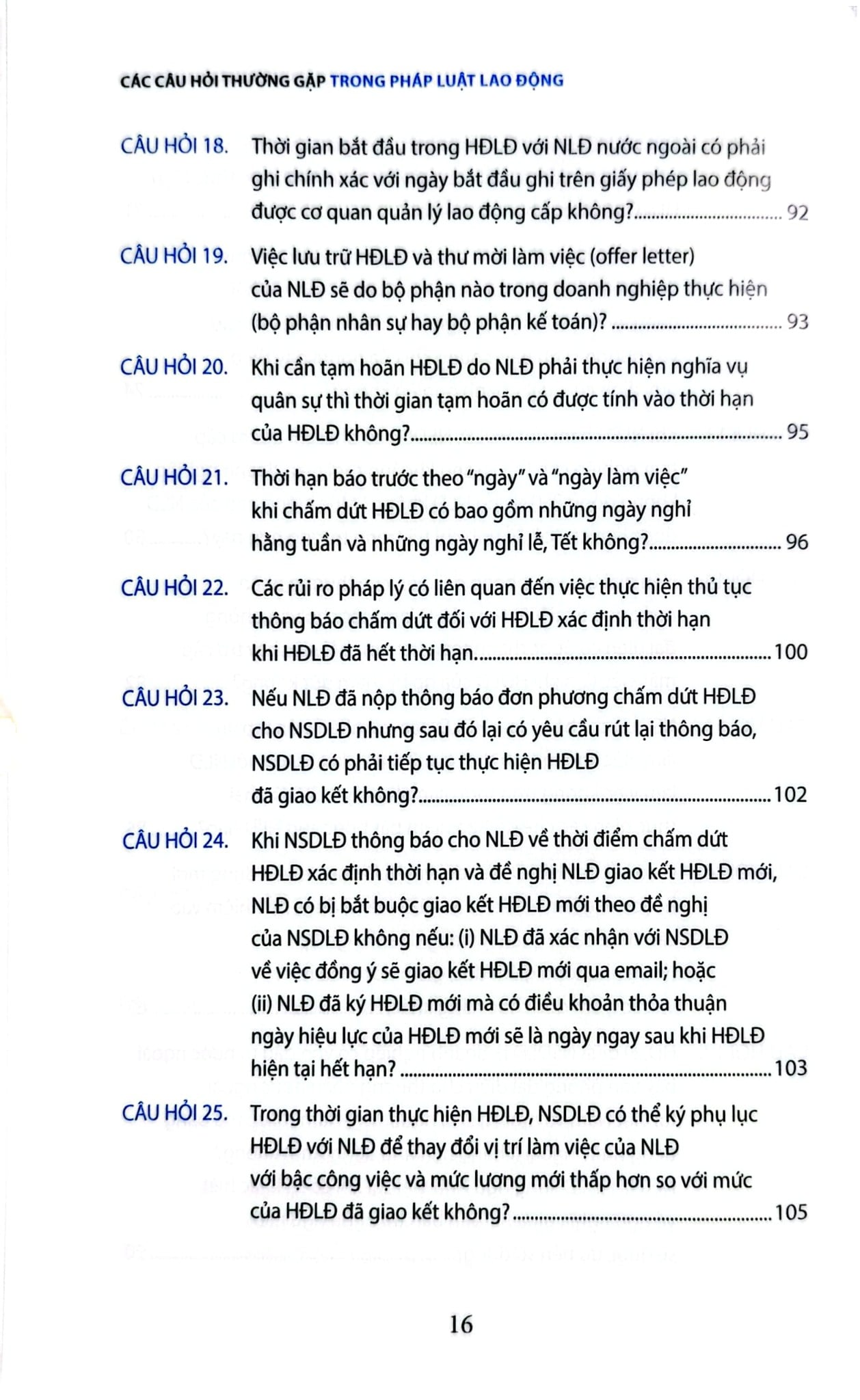 Các Câu Hỏi Thường Gặp Trong Pháp Luật Lao Động (Tái Bản 2021) - Nguyễn Hữu Phước