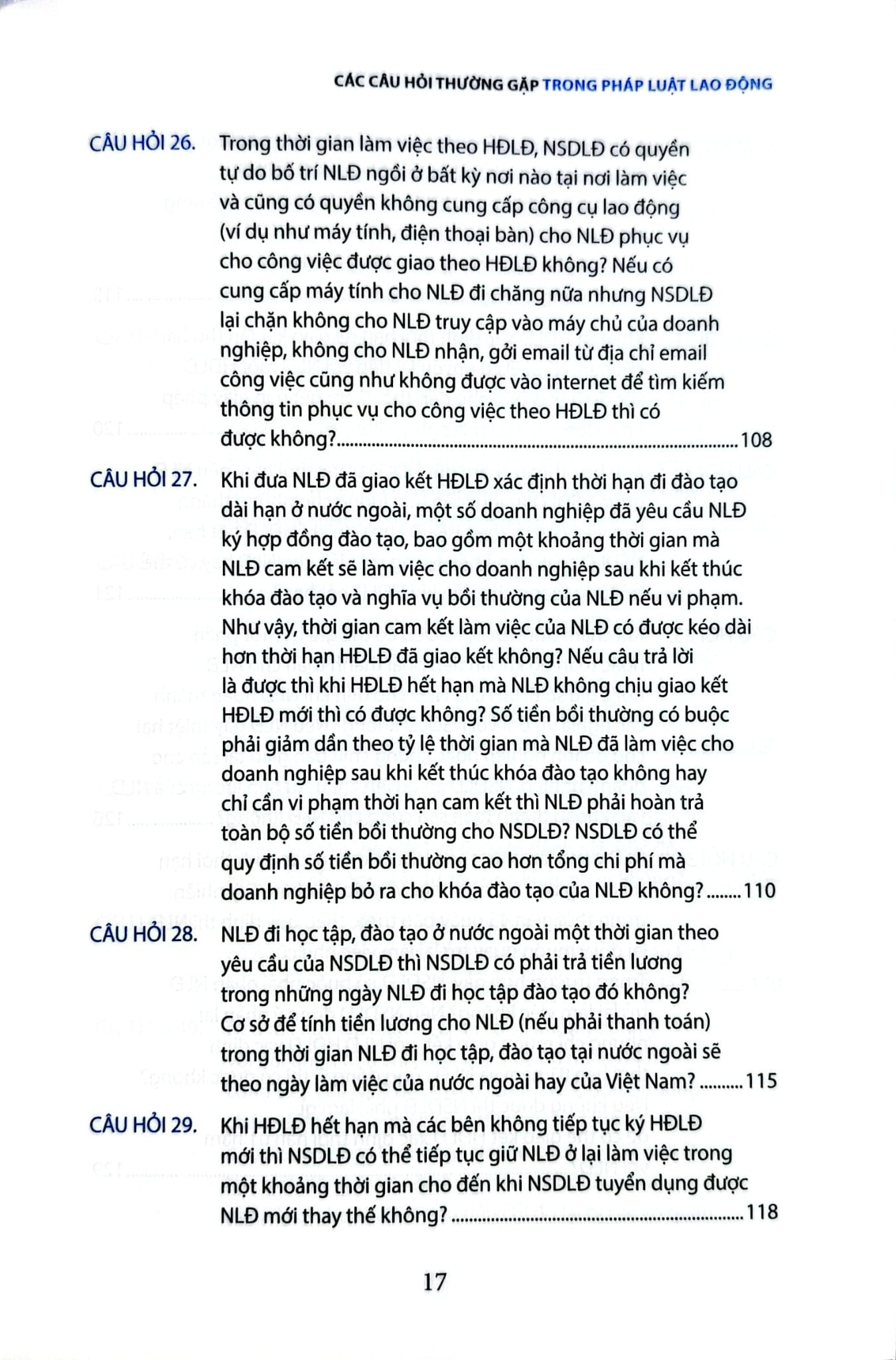 Các Câu Hỏi Thường Gặp Trong Pháp Luật Lao Động (Tái Bản 2021) - Nguyễn Hữu Phước