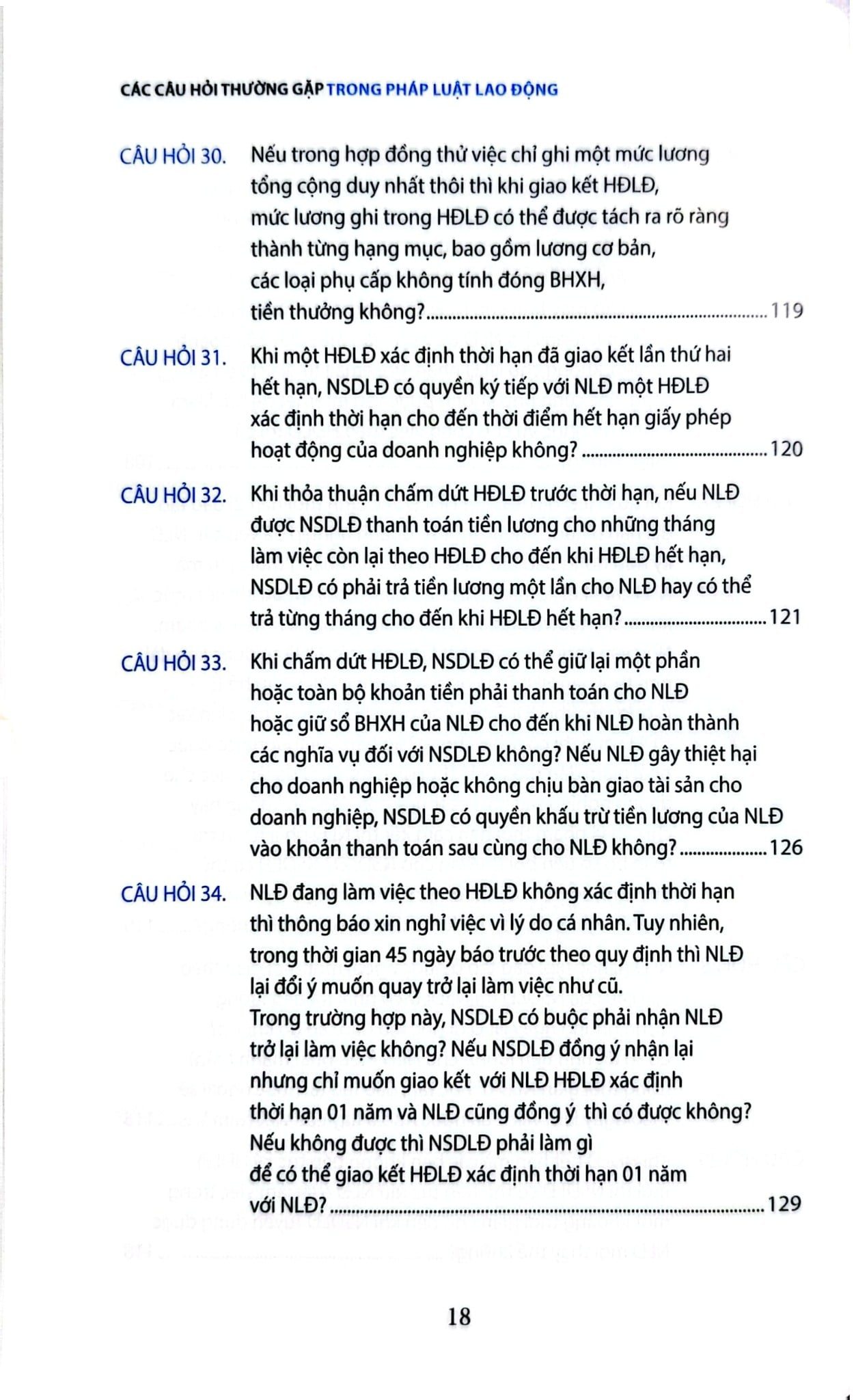 Các Câu Hỏi Thường Gặp Trong Pháp Luật Lao Động (Tái Bản 2021) - Nguyễn Hữu Phước