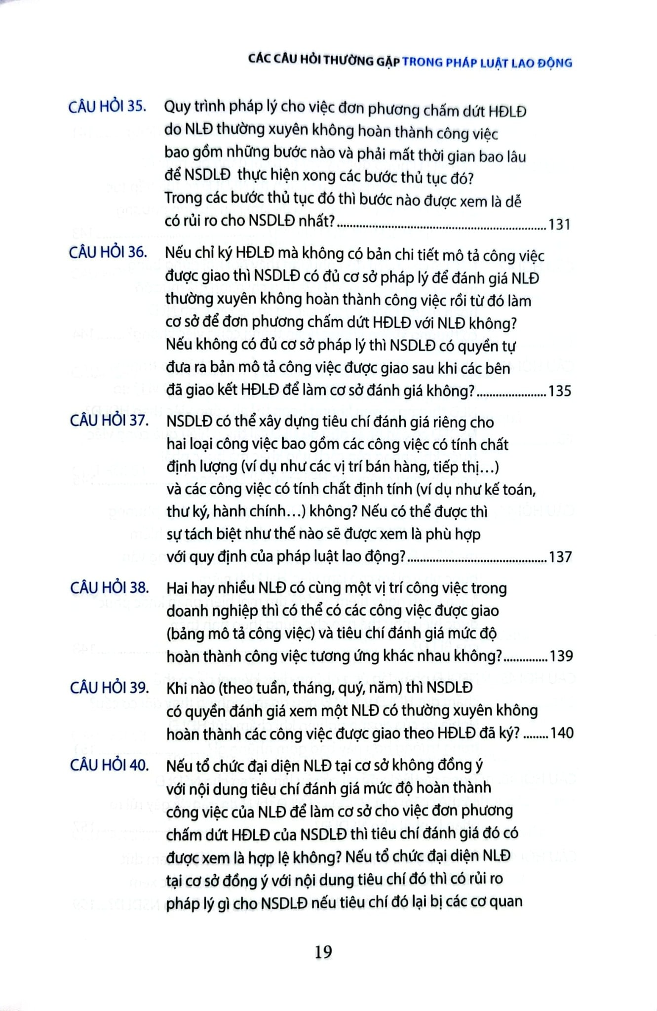 Các Câu Hỏi Thường Gặp Trong Pháp Luật Lao Động (Tái Bản 2021) - Nguyễn Hữu Phước