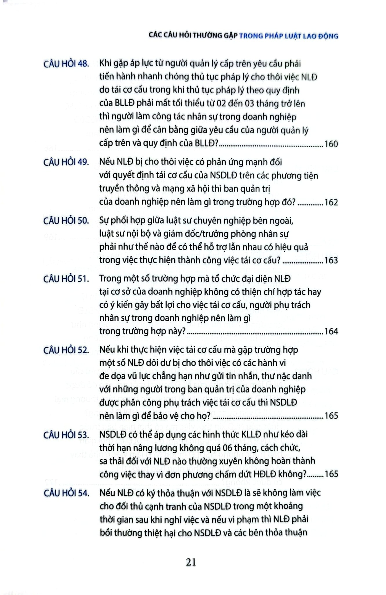 Các Câu Hỏi Thường Gặp Trong Pháp Luật Lao Động (Tái Bản 2021) - Nguyễn Hữu Phước