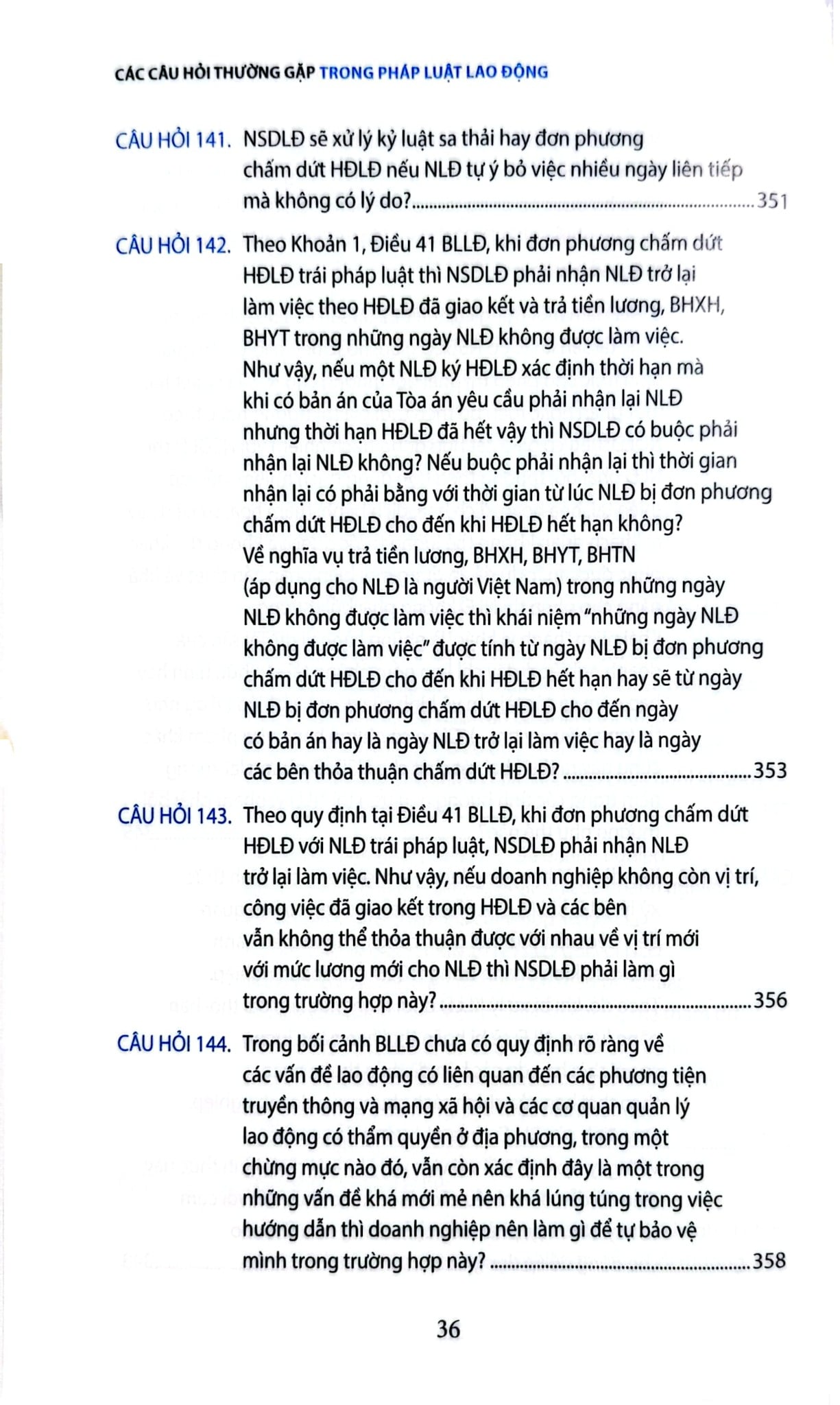 Các Câu Hỏi Thường Gặp Trong Pháp Luật Lao Động (Tái Bản 2021) - Nguyễn Hữu Phước