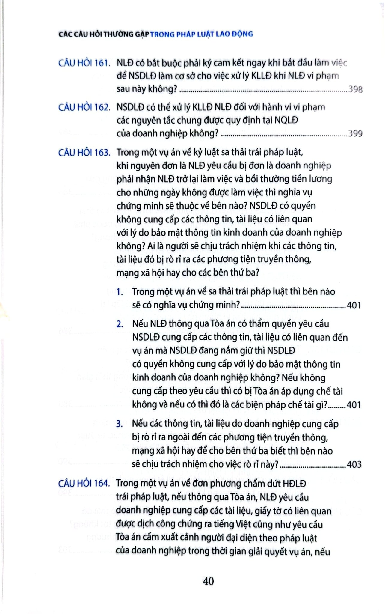 Các Câu Hỏi Thường Gặp Trong Pháp Luật Lao Động (Tái Bản 2021) - Nguyễn Hữu Phước