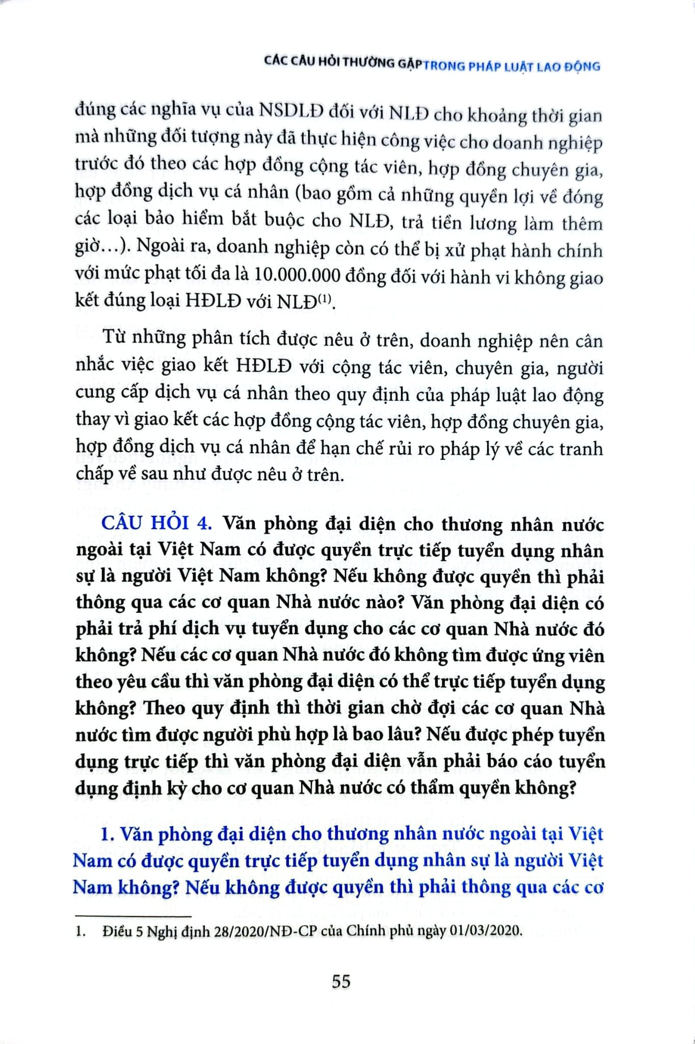 Các Câu Hỏi Thường Gặp Trong Pháp Luật Lao Động (Tái Bản 2021) - Nguyễn Hữu Phước