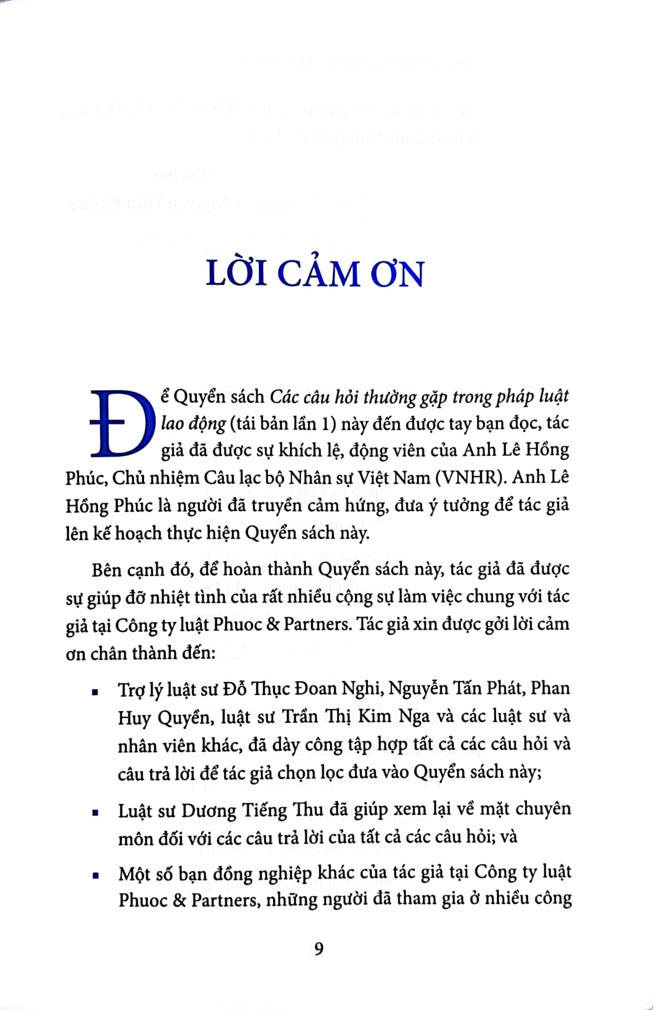 Các Câu Hỏi Thường Gặp Trong Pháp Luật Lao Động (Tái Bản 2021) - Nguyễn Hữu Phước