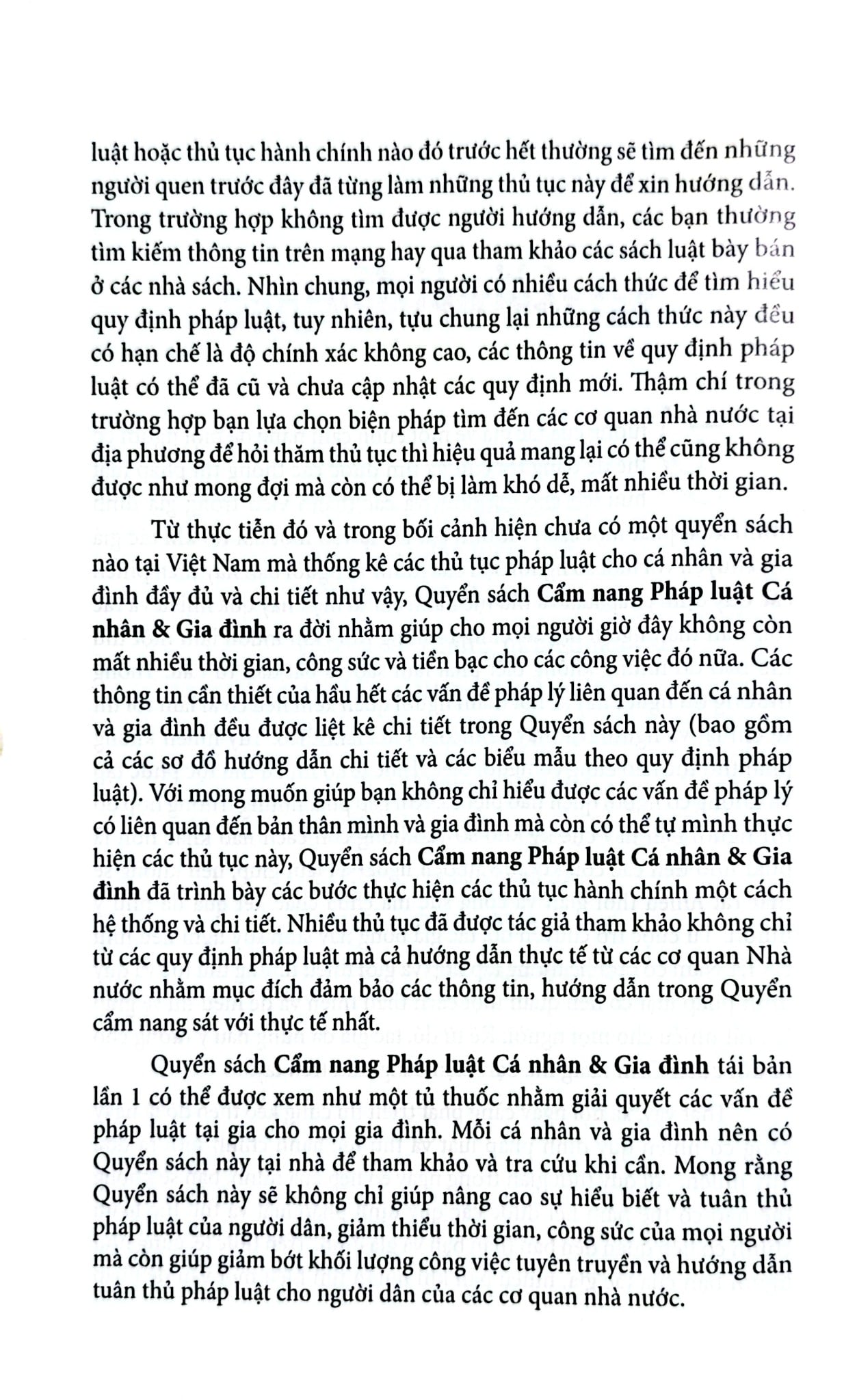 Cẩm Nang Pháp Luật Cá Nhân Và Gia Đình - Nguyễn Hữu Phước