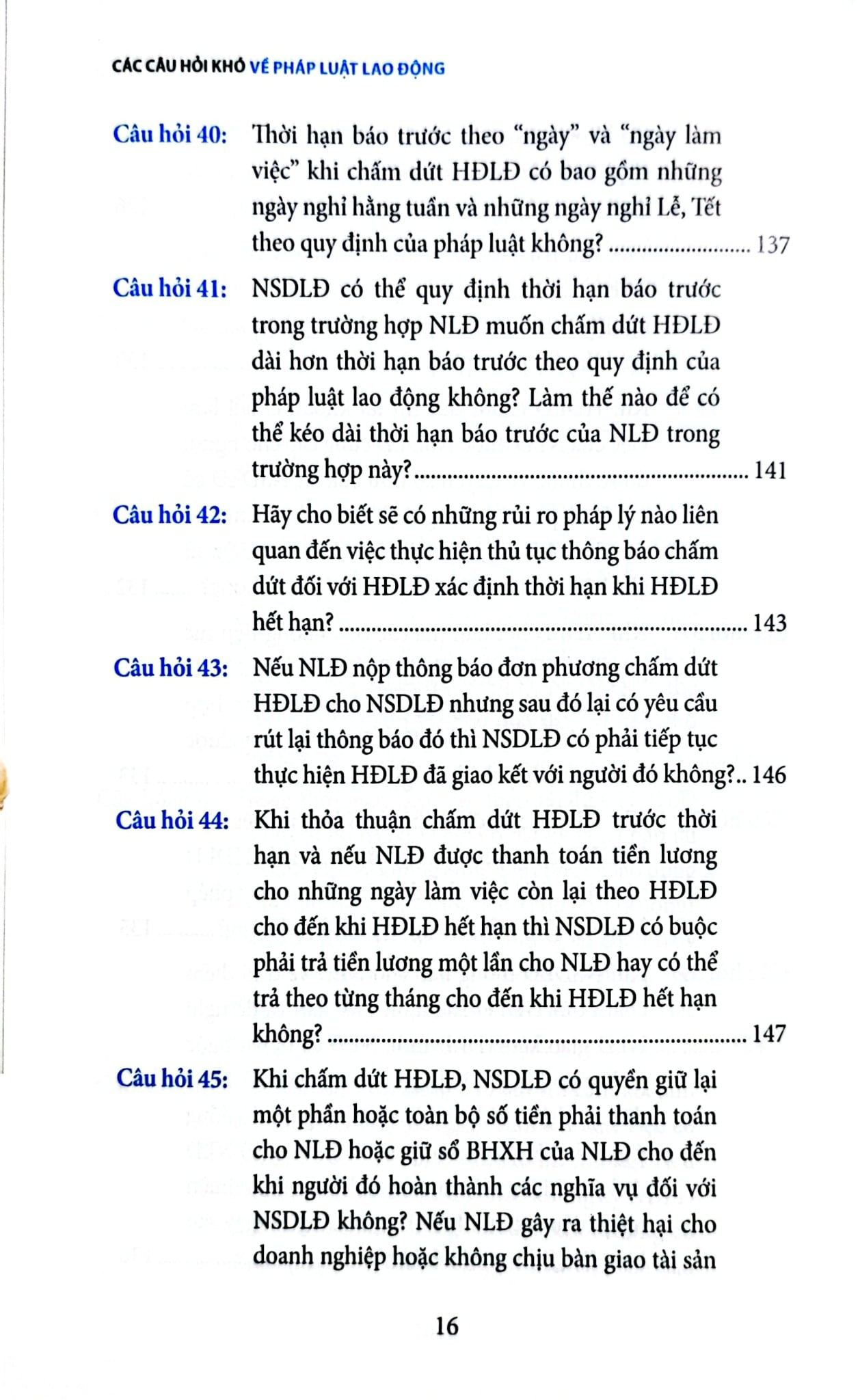 Các Câu Hỏi Khó Về Pháp Luật Lao Động - Nguyễn Hữu Phước