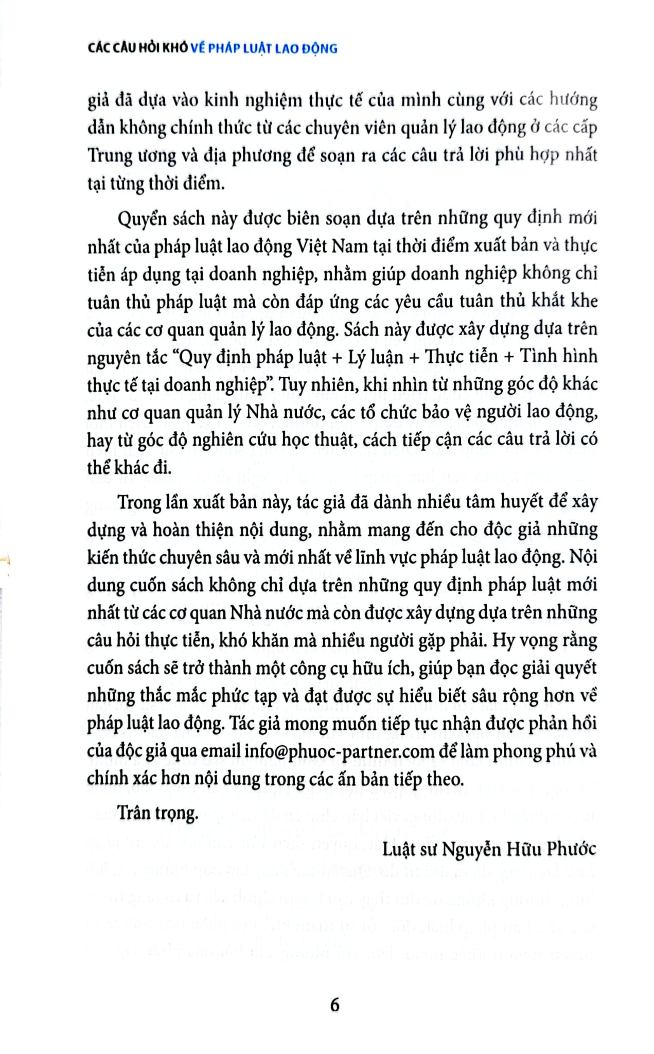 Các Câu Hỏi Khó Về Pháp Luật Lao Động - Nguyễn Hữu Phước