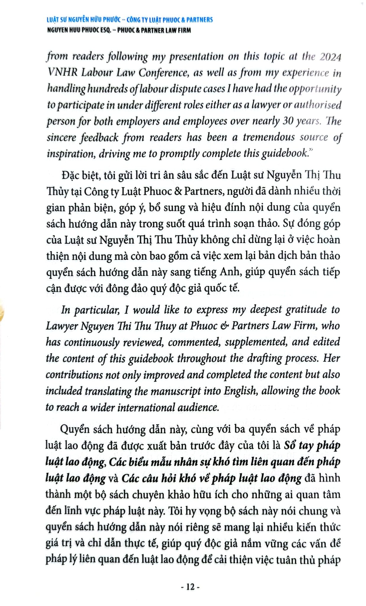 Dẫn Dắt Thỏa Thuận Dàn Xếp Với Người Lao Động - Navigating Settlement Agreements - Nguyễn Hữu Phước
