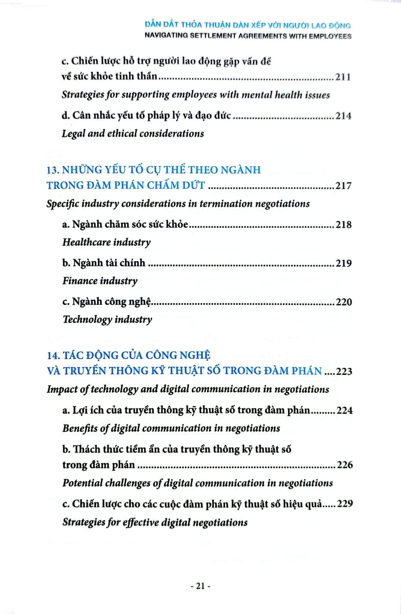 Dẫn Dắt Thỏa Thuận Dàn Xếp Với Người Lao Động - Navigating Settlement Agreements - Nguyễn Hữu Phước