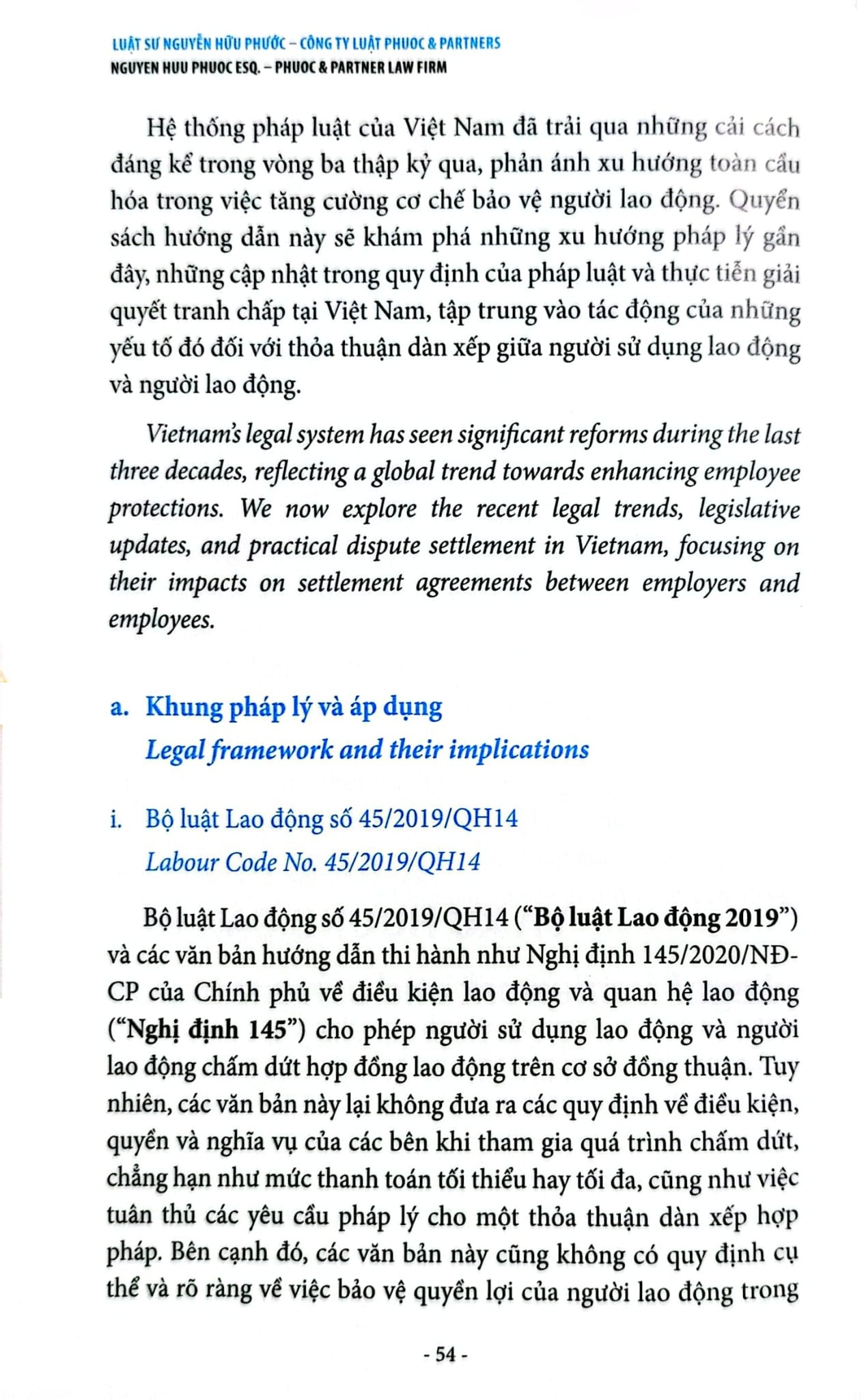 Dẫn Dắt Thỏa Thuận Dàn Xếp Với Người Lao Động - Navigating Settlement Agreements - Nguyễn Hữu Phước