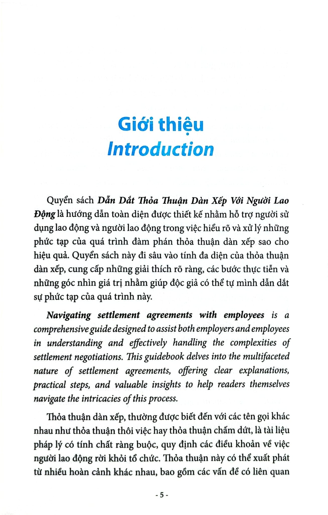 Dẫn Dắt Thỏa Thuận Dàn Xếp Với Người Lao Động - Navigating Settlement Agreements - Nguyễn Hữu Phước
