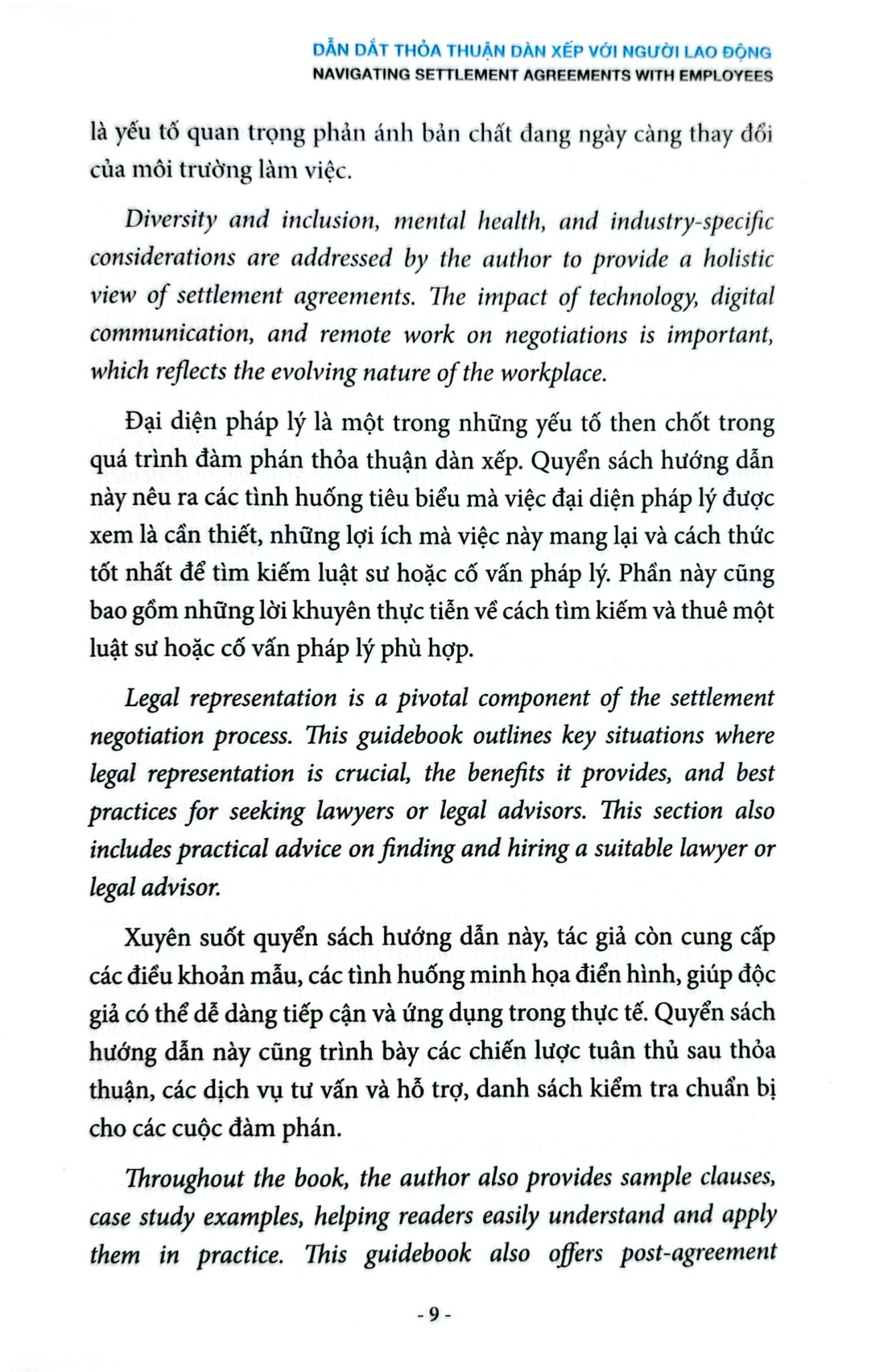 Dẫn Dắt Thỏa Thuận Dàn Xếp Với Người Lao Động - Navigating Settlement Agreements - Nguyễn Hữu Phước