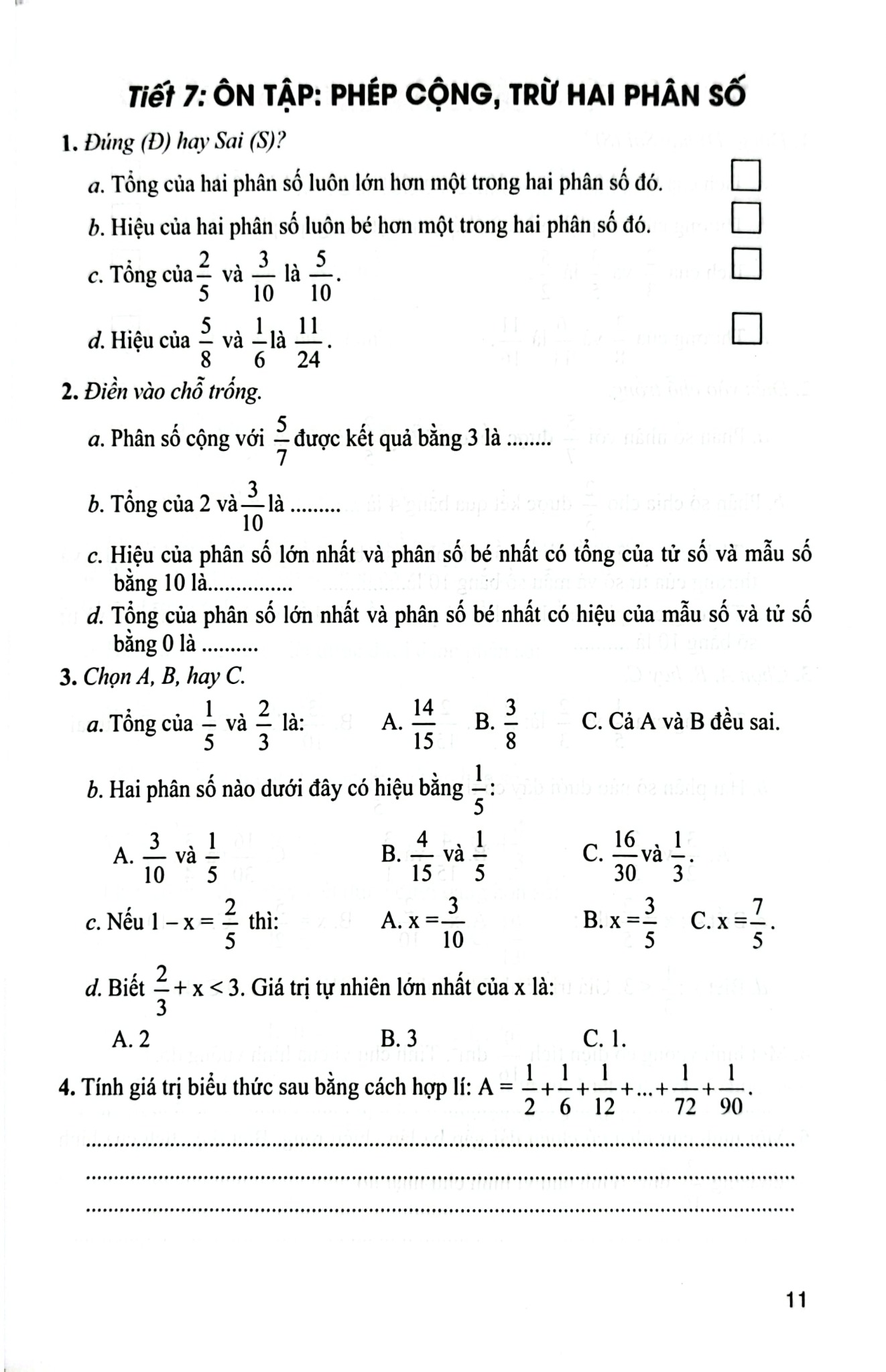 Bài Tập Hay Và Khó Toán 5 - Tập 1 (Dùng Chung Các Bộ Sgk Hiện Hành - Phạm Văn Công