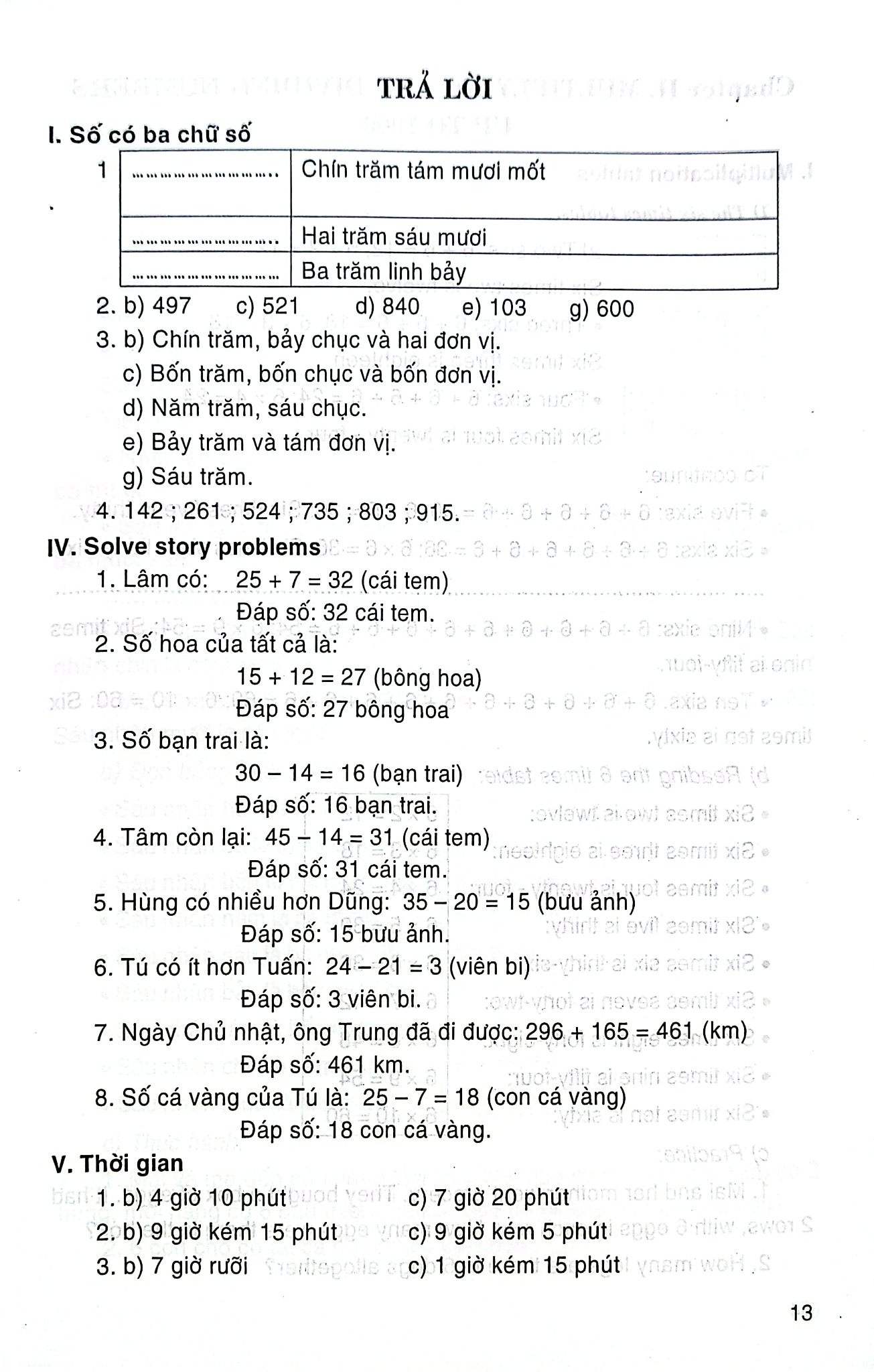 Toán 3 – Mathematics 3 -Song Ngữ Anh-Việt (Dùng Chung Cho Các Bộ Sgk Hiện Hành) - Phạm Đình Thực