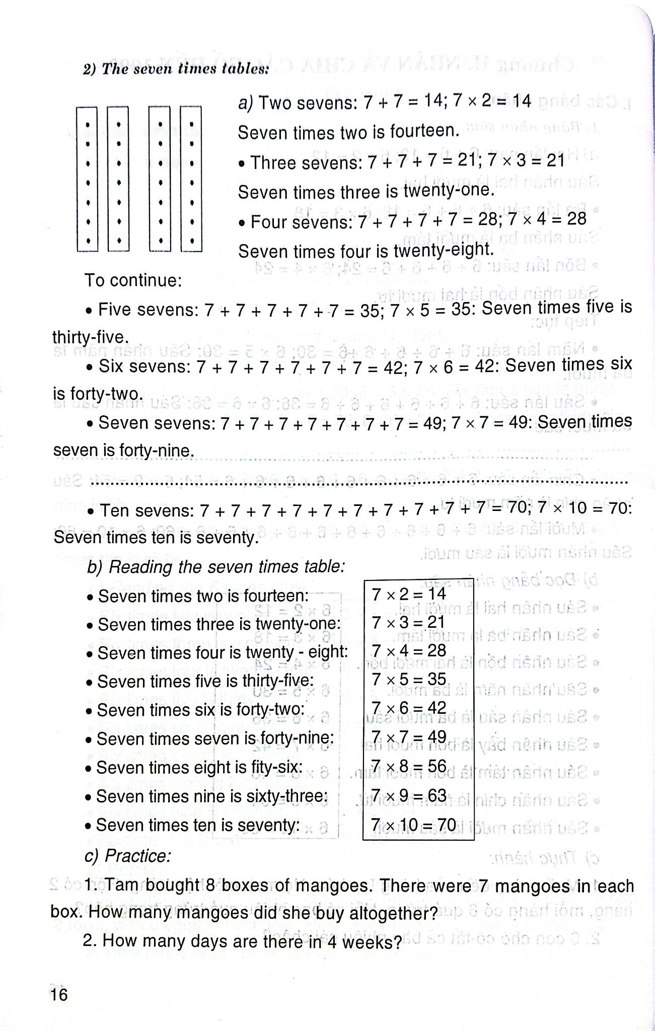 Toán 3 – Mathematics 3 -Song Ngữ Anh-Việt (Dùng Chung Cho Các Bộ Sgk Hiện Hành) - Phạm Đình Thực