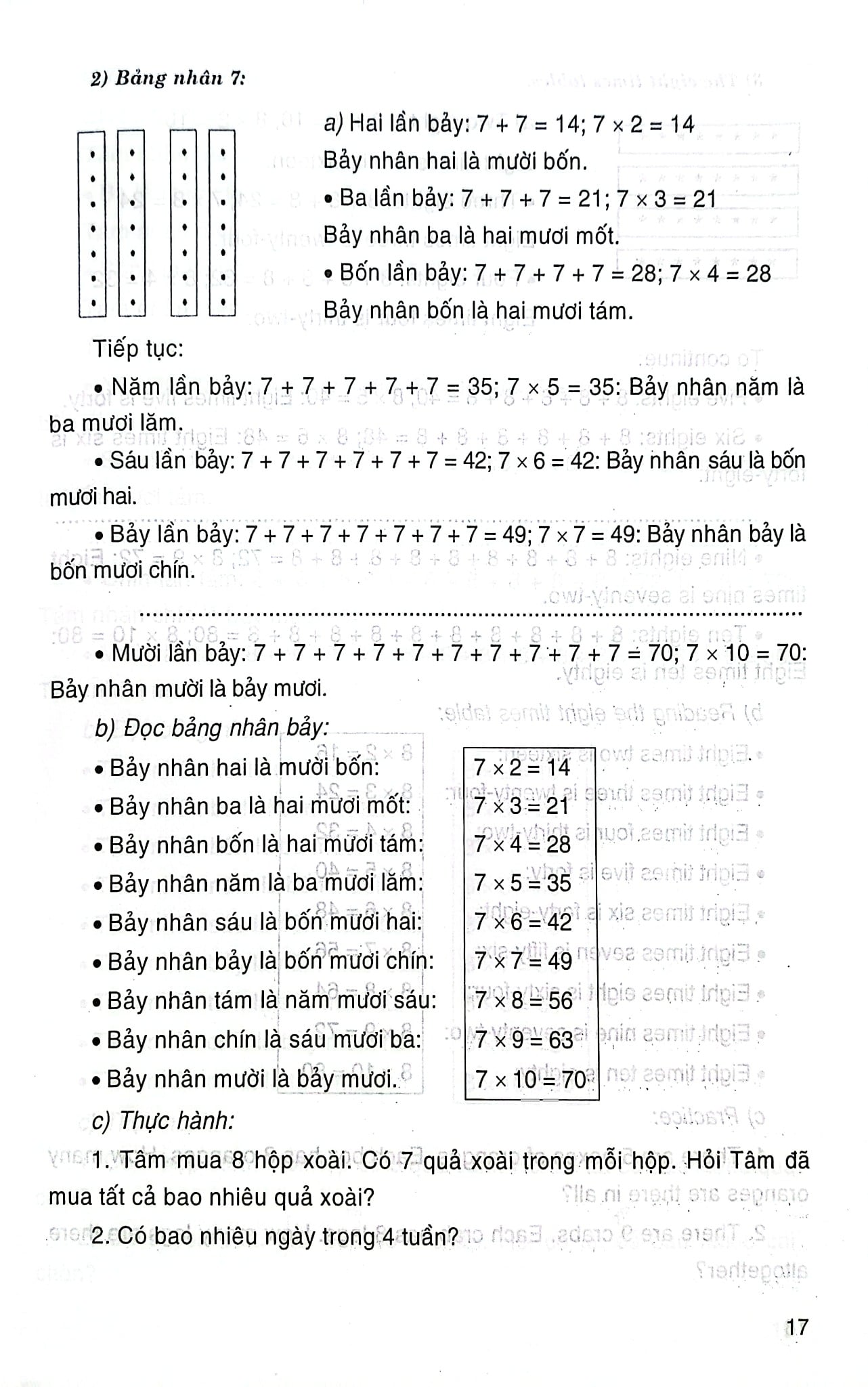 Toán 3 – Mathematics 3 -Song Ngữ Anh-Việt (Dùng Chung Cho Các Bộ Sgk Hiện Hành) - Phạm Đình Thực