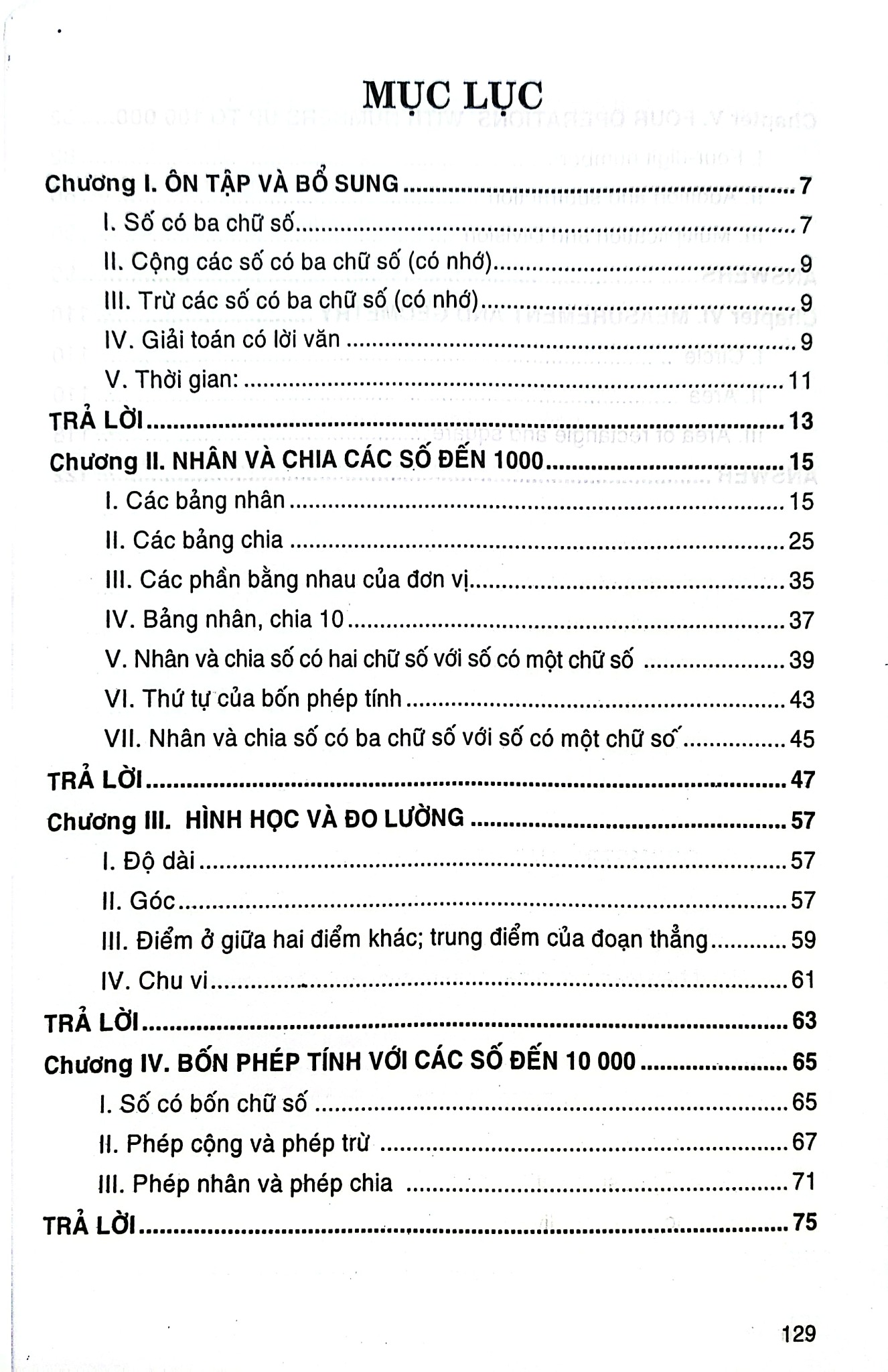 Toán 3 – Mathematics 3 -Song Ngữ Anh-Việt (Dùng Chung Cho Các Bộ Sgk Hiện Hành) - Phạm Đình Thực