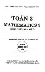 Toán 3 – Mathematics 3 -Song Ngữ Anh-Việt (Dùng Chung Cho Các Bộ Sgk Hiện Hành) - Phạm Đình Thực