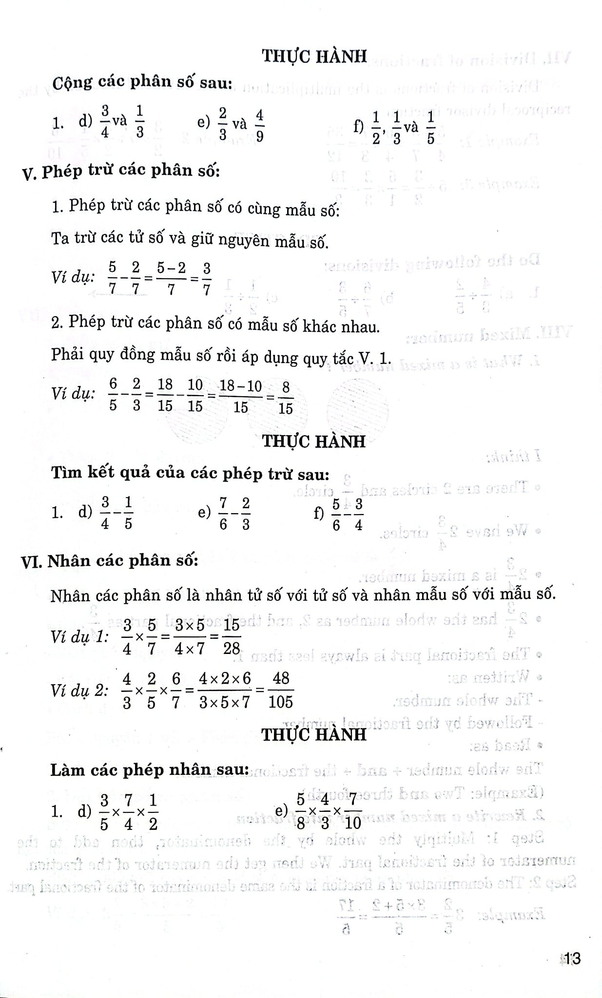 Toán 5 - Mathematics 5 (Song Ngữ Anh Việt) (Dùng Chung Cho Các Bộ Sgk Hiện Hành) - Phạm Đình Thực