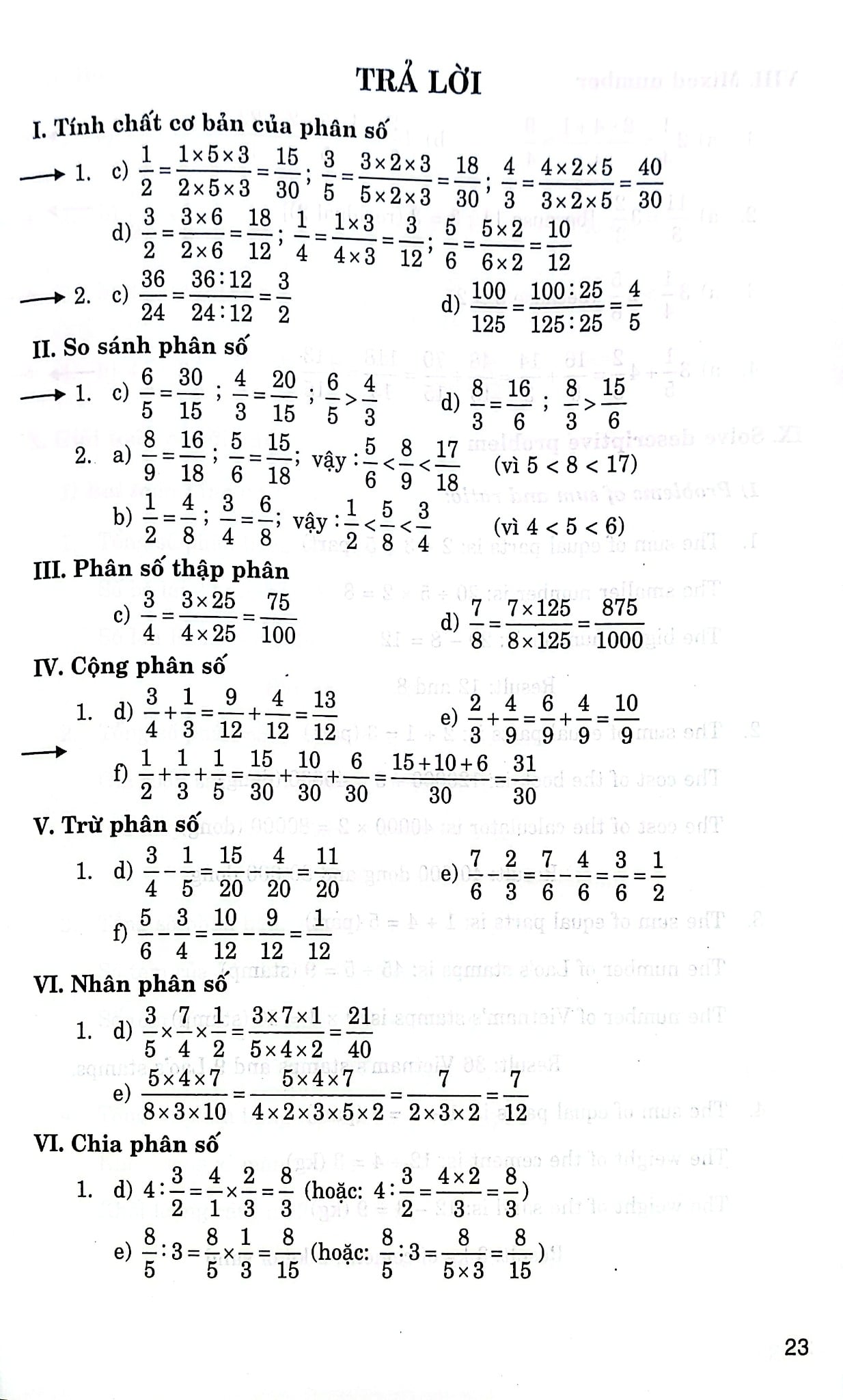 Toán 5 - Mathematics 5 (Song Ngữ Anh Việt) (Dùng Chung Cho Các Bộ Sgk Hiện Hành) - Phạm Đình Thực