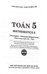 Toán 5 - Mathematics 5 (Song Ngữ Anh Việt) (Dùng Chung Cho Các Bộ Sgk Hiện Hành) - Phạm Đình Thực