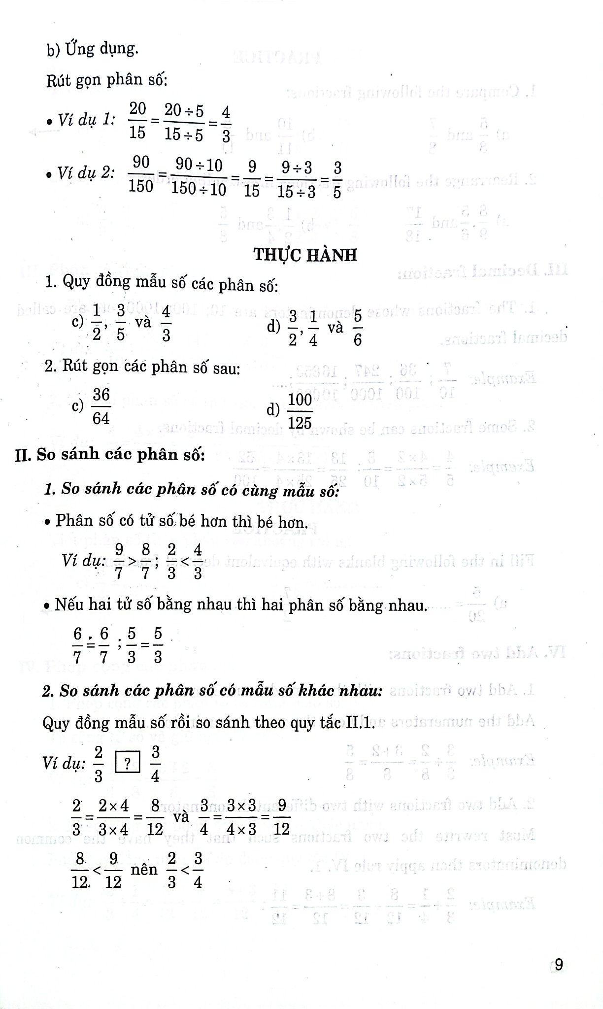Toán 5 - Mathematics 5 (Song Ngữ Anh Việt) (Dùng Chung Cho Các Bộ Sgk Hiện Hành) - Phạm Đình Thực