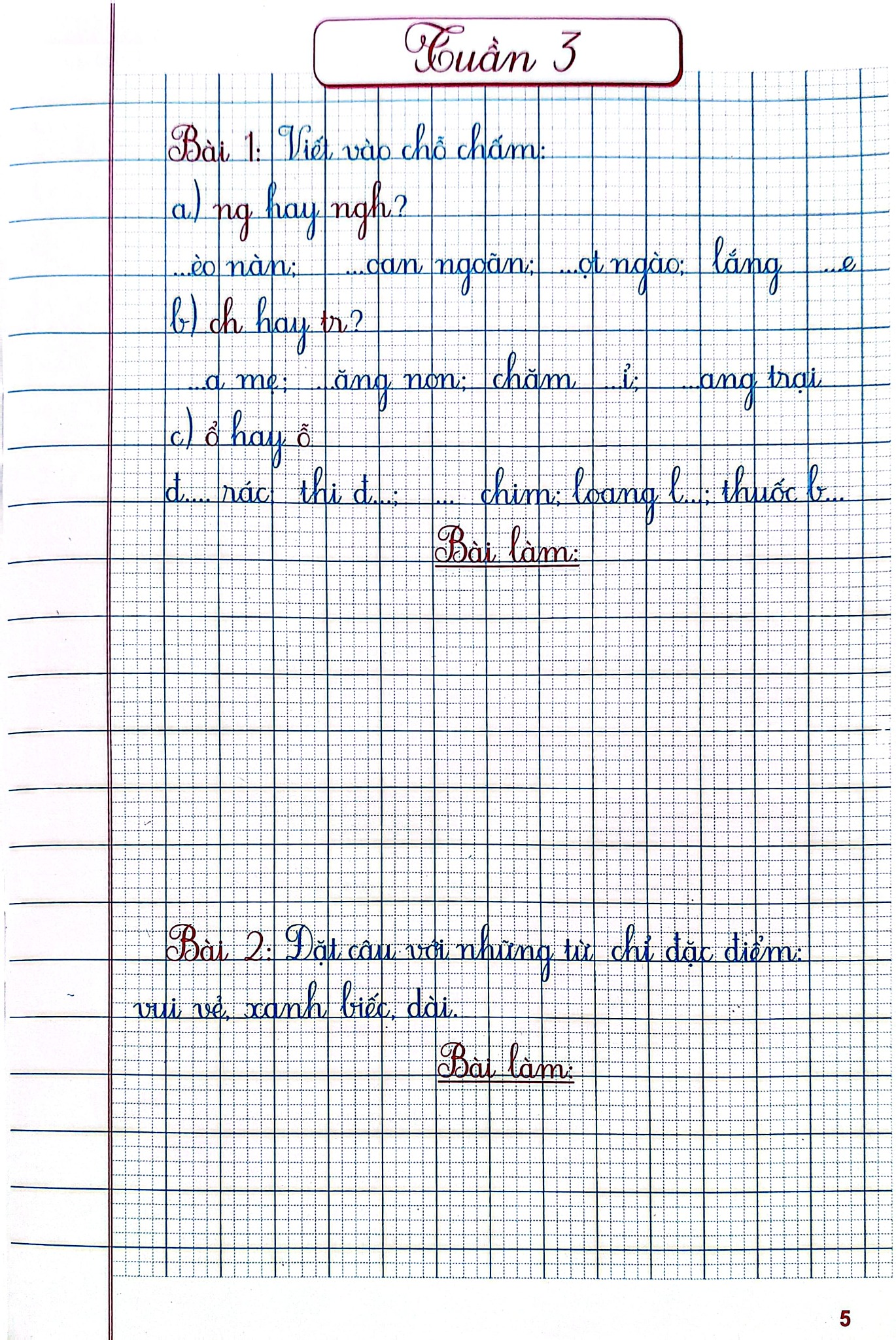 Vở Ô Li Bài Tập Tiếng Việt Lớp 2 - Quyển 1 (Kết Nối Tri Thức) - Hoàng Minh Diễn