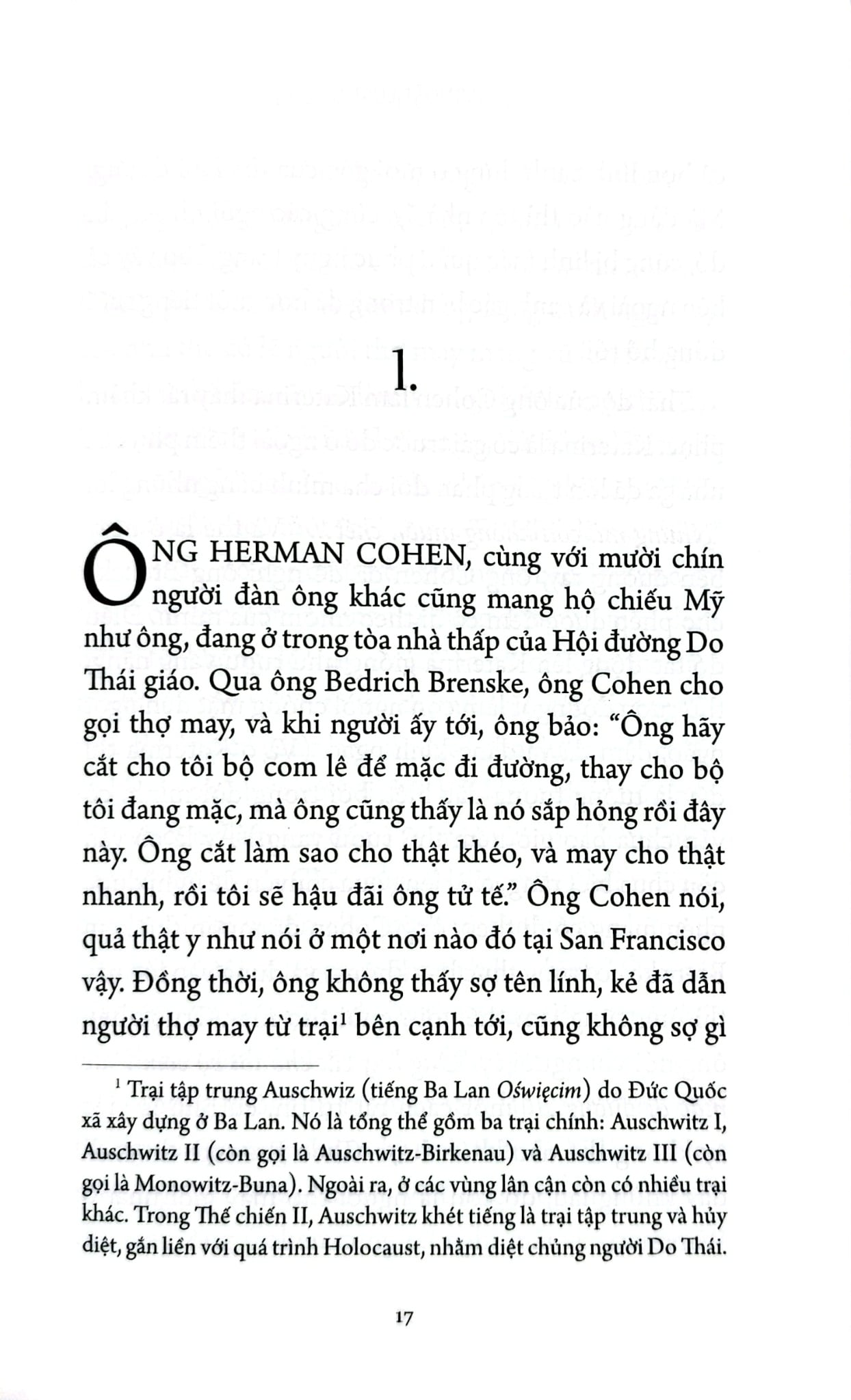 Lời Nguyện Cầu Cho Katerina - 
Arnošt Lustig