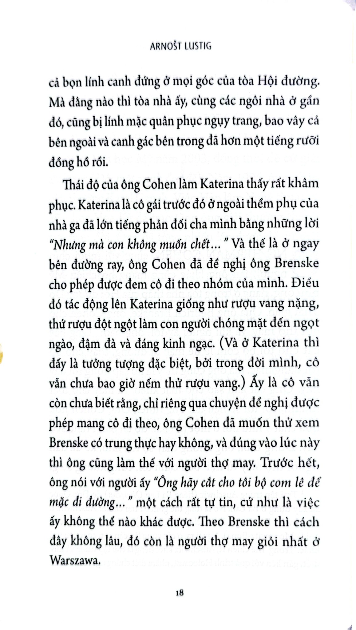 Lời Nguyện Cầu Cho Katerina - 
Arnošt Lustig