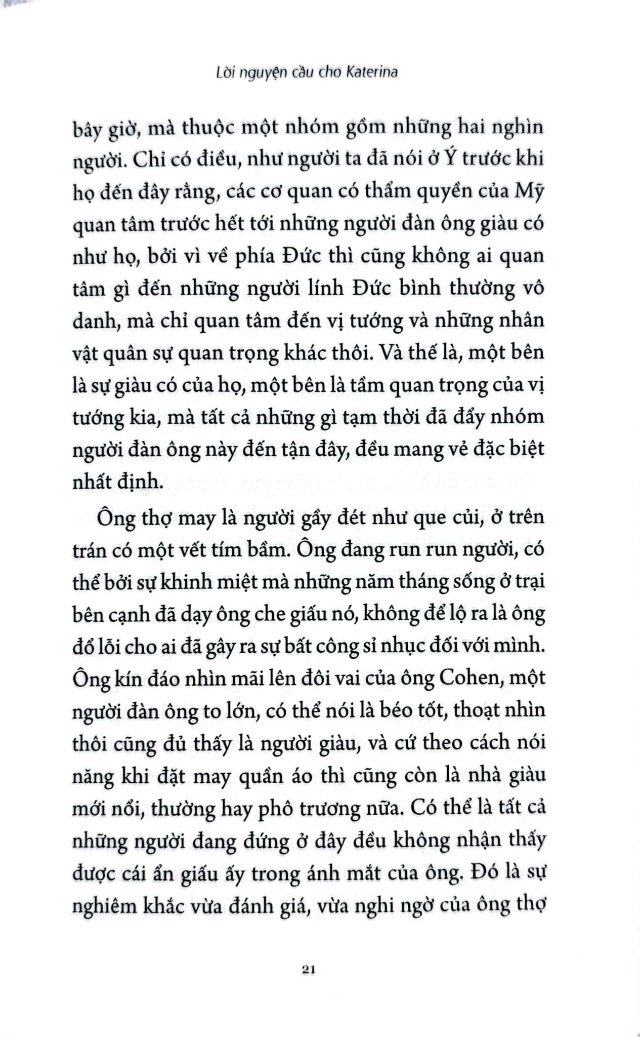 Lời Nguyện Cầu Cho Katerina - 
Arnošt Lustig