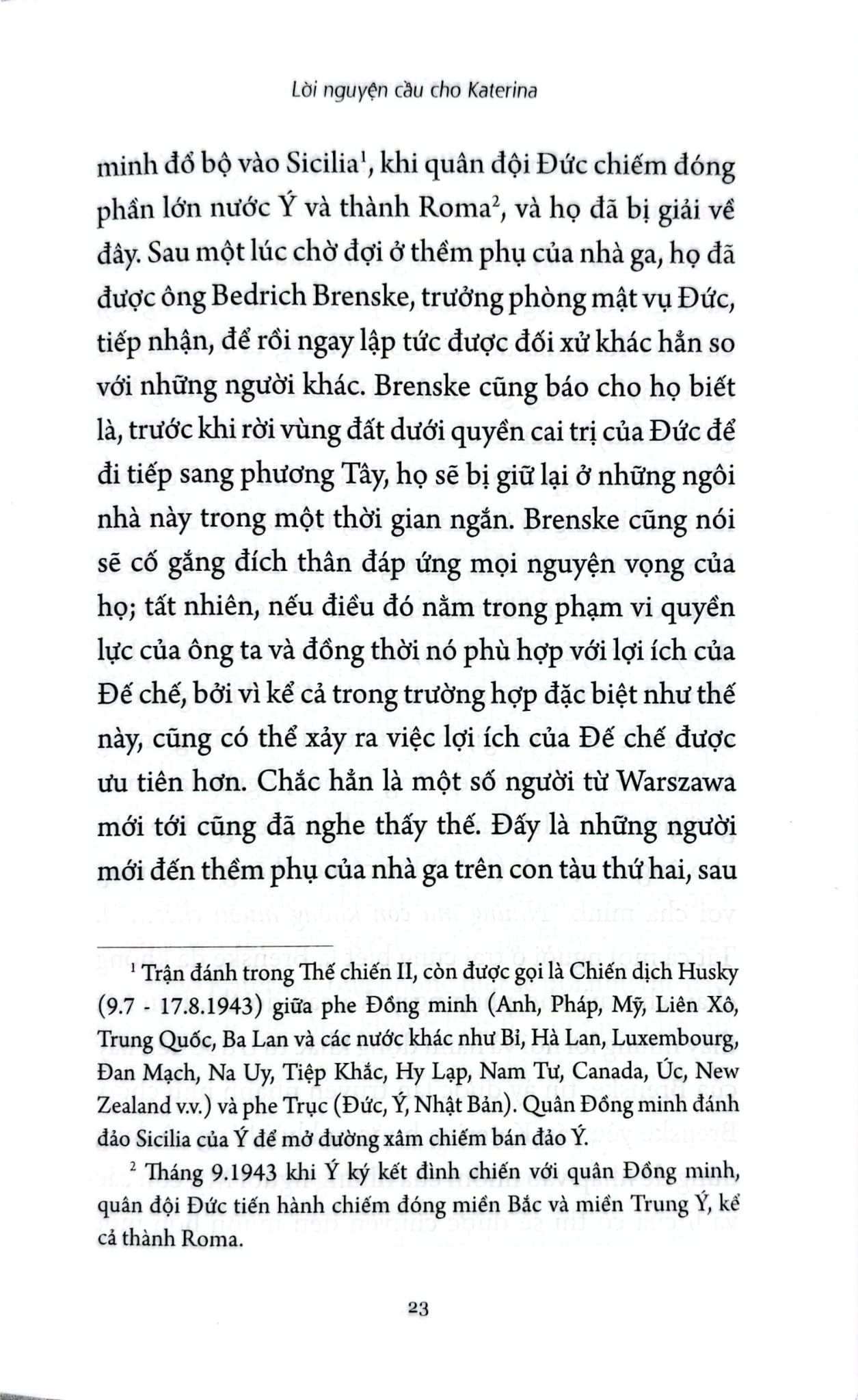 Lời Nguyện Cầu Cho Katerina - 
Arnošt Lustig