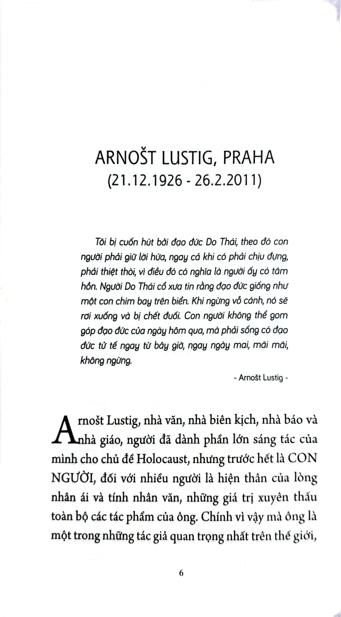 Lời Nguyện Cầu Cho Katerina - 
Arnošt Lustig