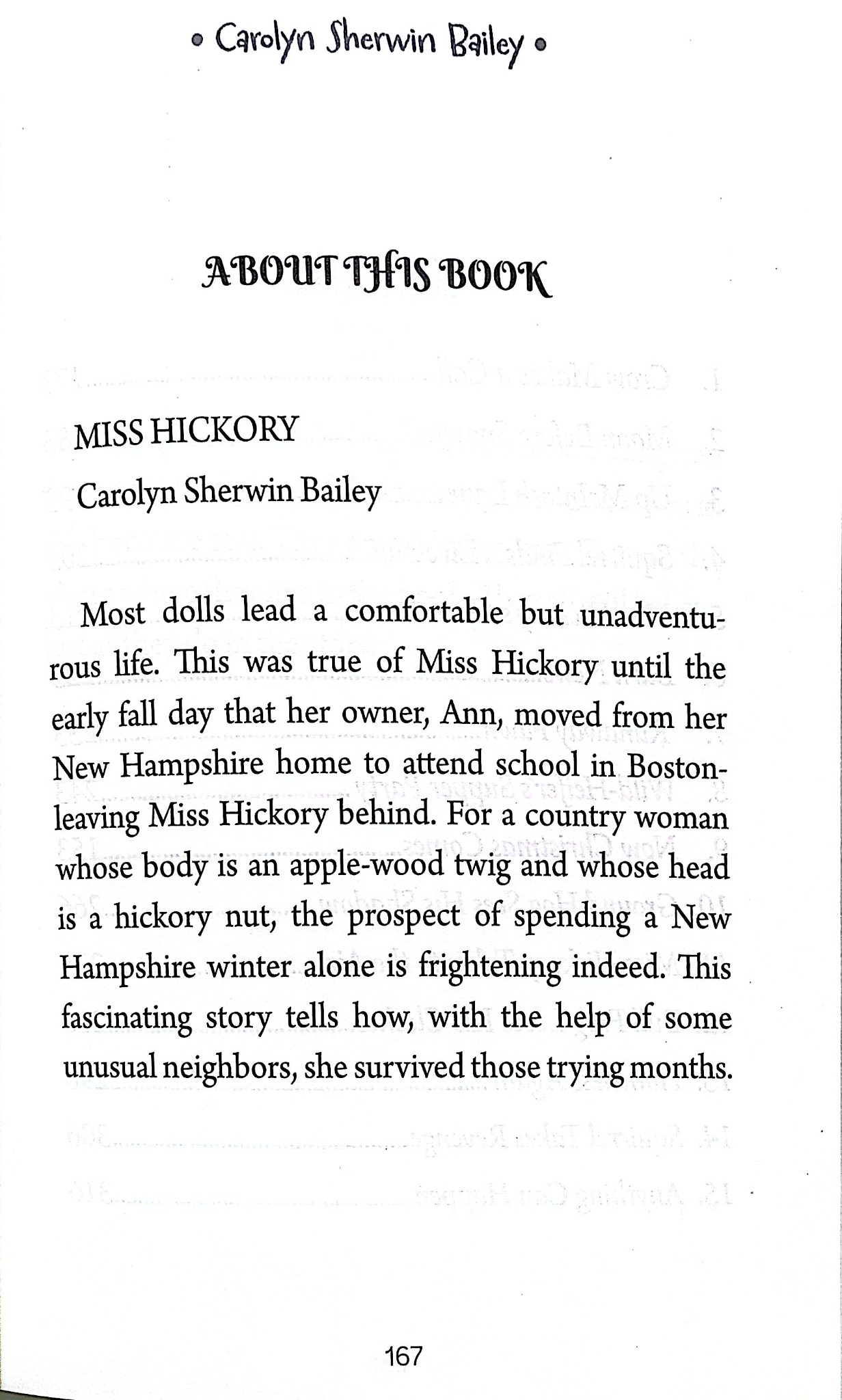 Cô Hồ Đào - Miss Hickory - Carolyn Sherwin Bailey