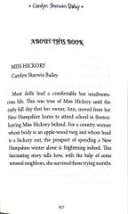 Cô Hồ Đào - Miss Hickory - Carolyn Sherwin Bailey
