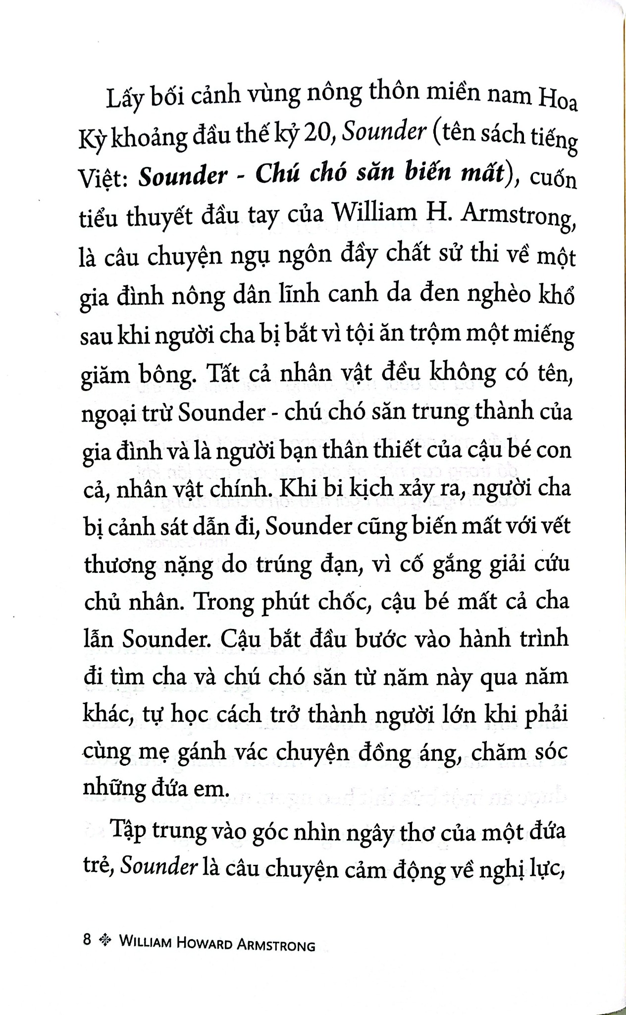 Sounder - Chú Chó Săn Biến Mất - William H. Armstrong
