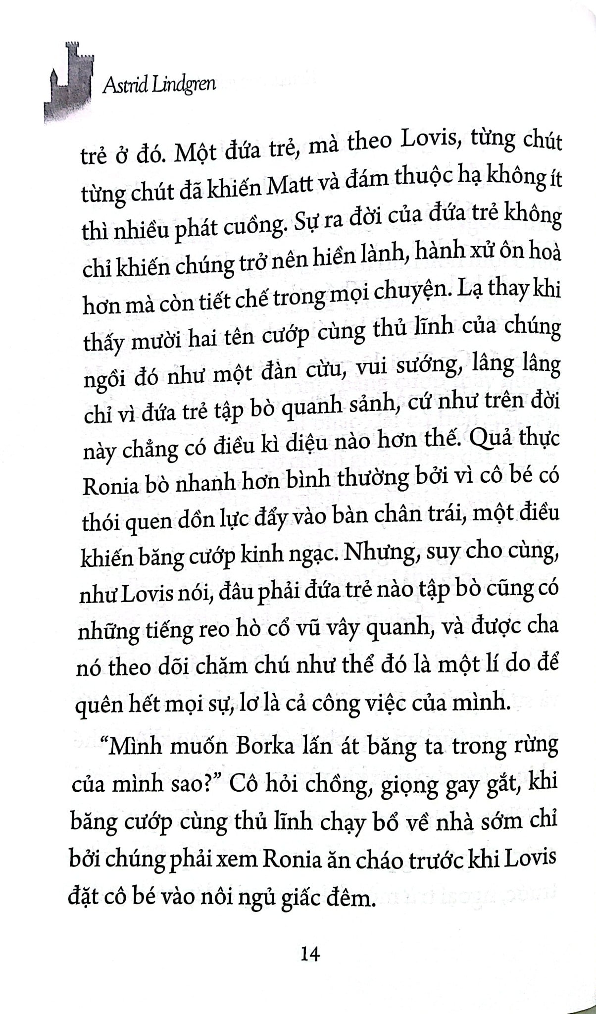 Ronia - Con Gái Của Tướng Cướp - Astrid Lindgren