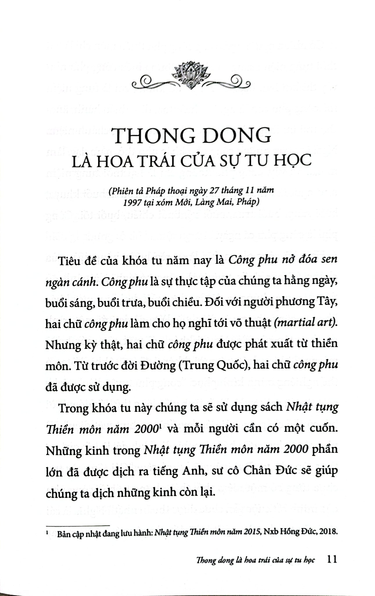 Combo 5 Quyển Nhật Tụng Thiền Môn Giảng Giải Công Phu Nở Đóa Sen Ngàn Cánh ( Tập 1 + 2 + 3 + 4 + 5 ) - Thích Nhất Hạnh