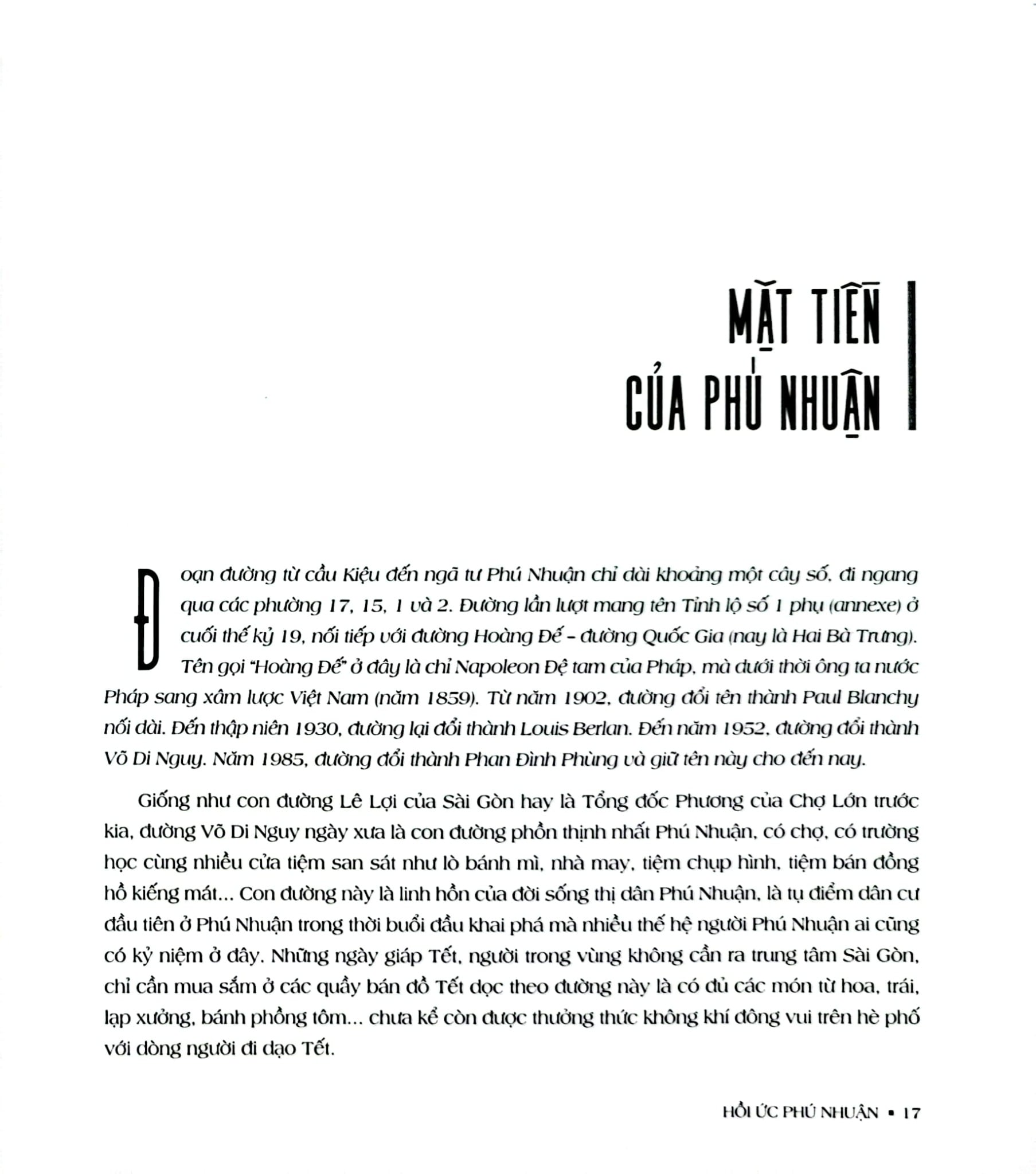 Hồi Ức Phú Nhuận - Phạm Công Luận - (Bìa Cứng)