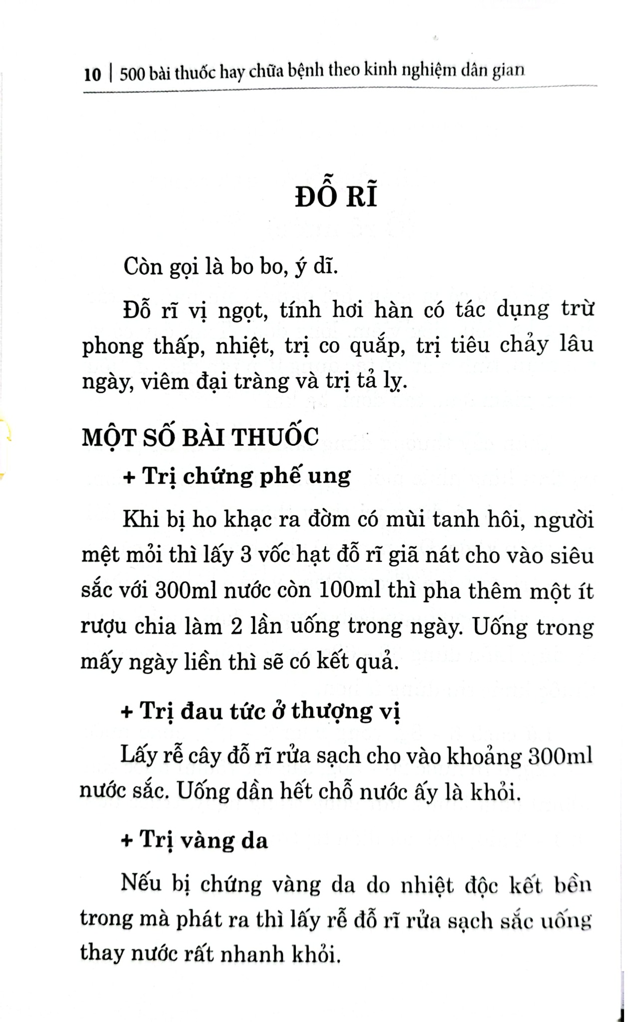 500 Bài Thuốc Hay Chữa Bệnh Theo Kinh Nghiệm Dân Gian - Hải Yến