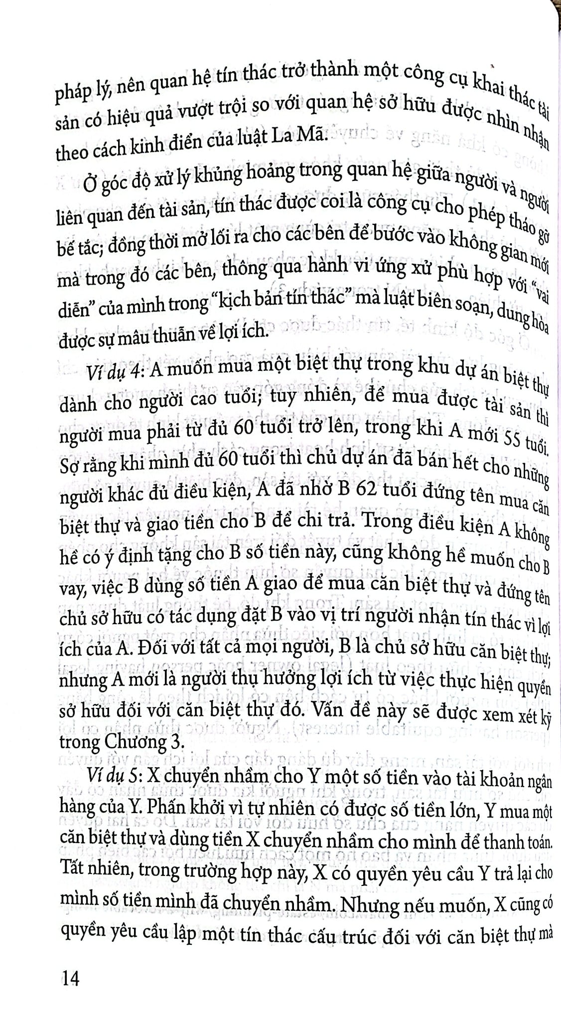 Tín Thác (Trust) Trong Luật Anh - Mỹ Vận Dụng Vào Thực Tiễn Việt Nam - PGS.TS. Viện Sĩ. Nguyễn Ngọc Điện