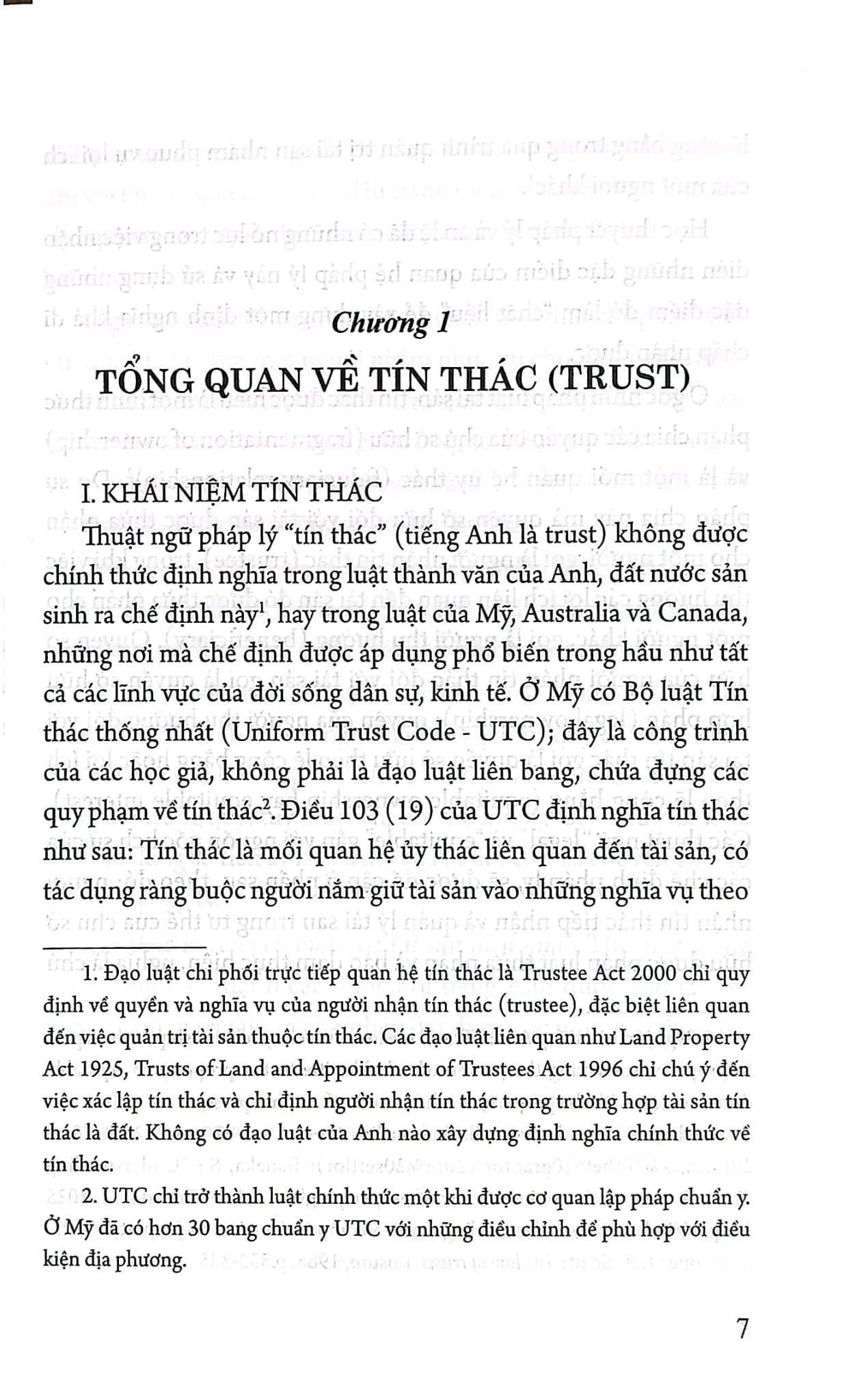 Tín Thác (Trust) Trong Luật Anh - Mỹ Vận Dụng Vào Thực Tiễn Việt Nam - PGS.TS. Viện Sĩ. Nguyễn Ngọc Điện