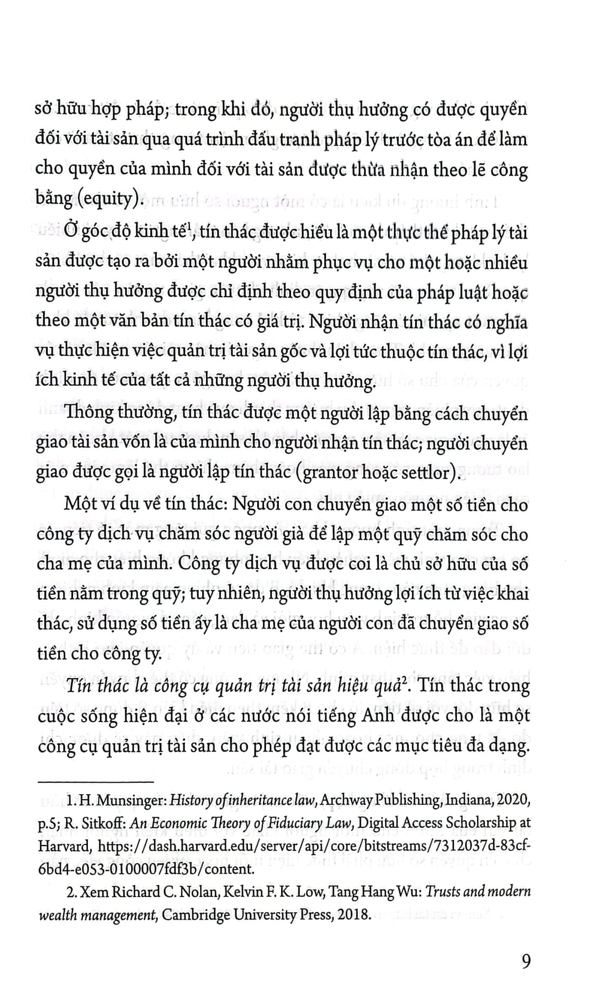 Tín Thác (Trust) Trong Luật Anh - Mỹ Vận Dụng Vào Thực Tiễn Việt Nam - PGS.TS. Viện Sĩ. Nguyễn Ngọc Điện