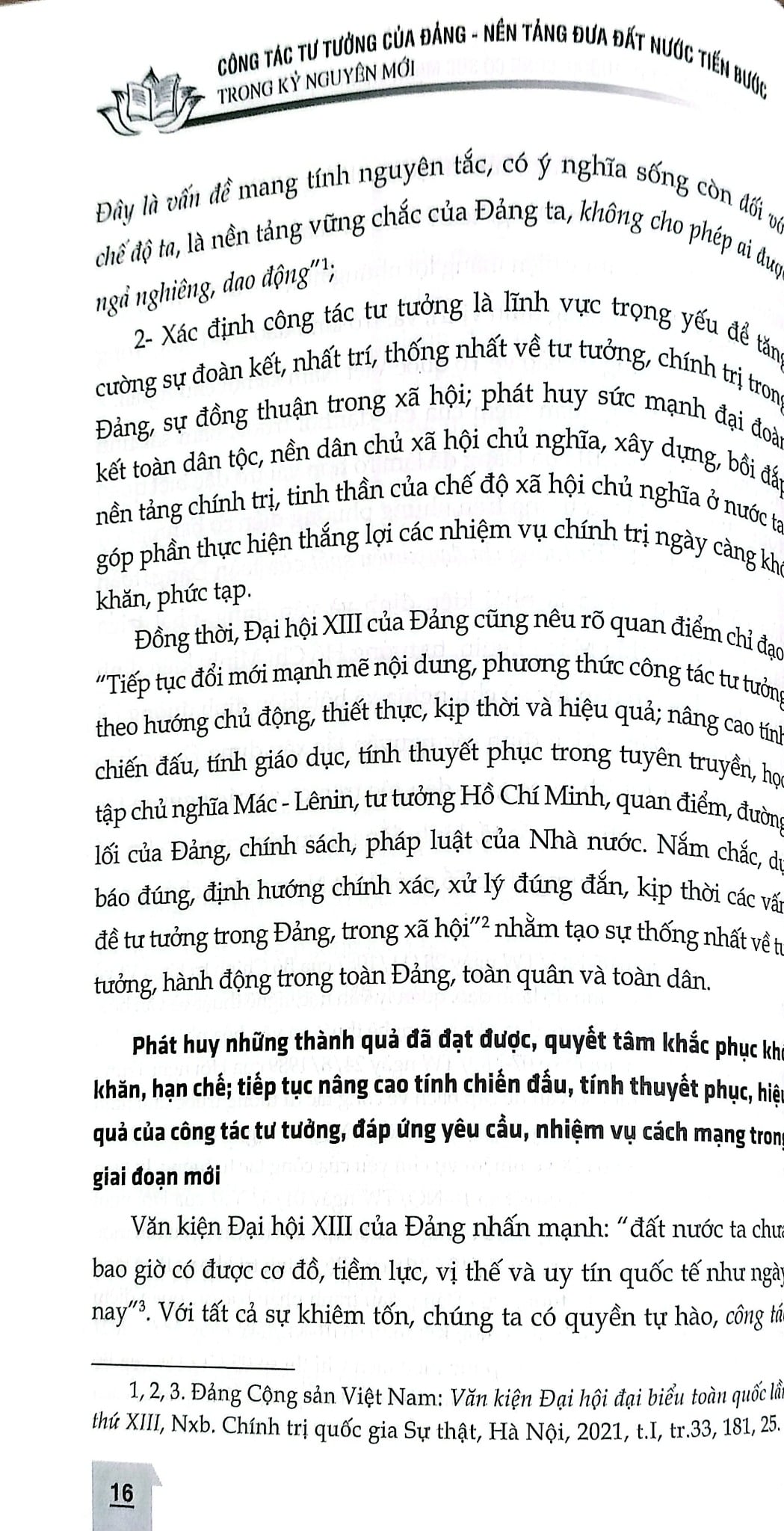 Công Tác Tư Tưởng Của Đảng, Nền Tảng Đưa Đất Nước Tiến Bước Trong Kỷ Nguyên Mới (CTQG) - Đại tướng Nguyễn Trọng Nghĩa