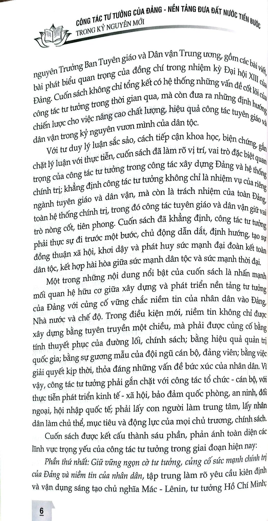 Công Tác Tư Tưởng Của Đảng, Nền Tảng Đưa Đất Nước Tiến Bước Trong Kỷ Nguyên Mới (CTQG) - Đại tướng Nguyễn Trọng Nghĩa