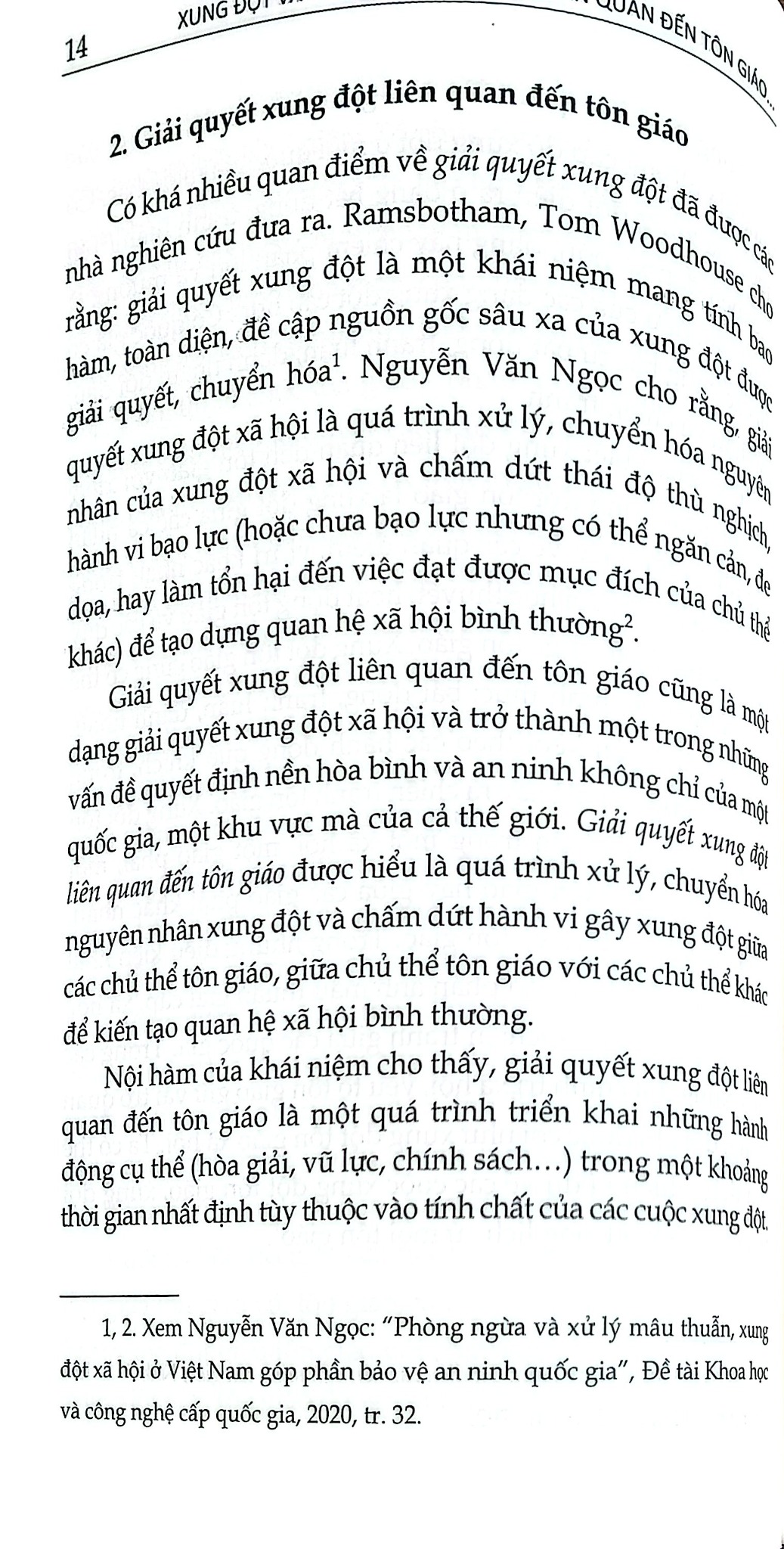 Xung Đột Và Giải Quyết Xung Đột Liên Quan Đến Tôn Giáo Ở Một Số Nước Đông Nam Á Và Hàm Ý Cho Việt Nam - TS. Lê Thị Liên