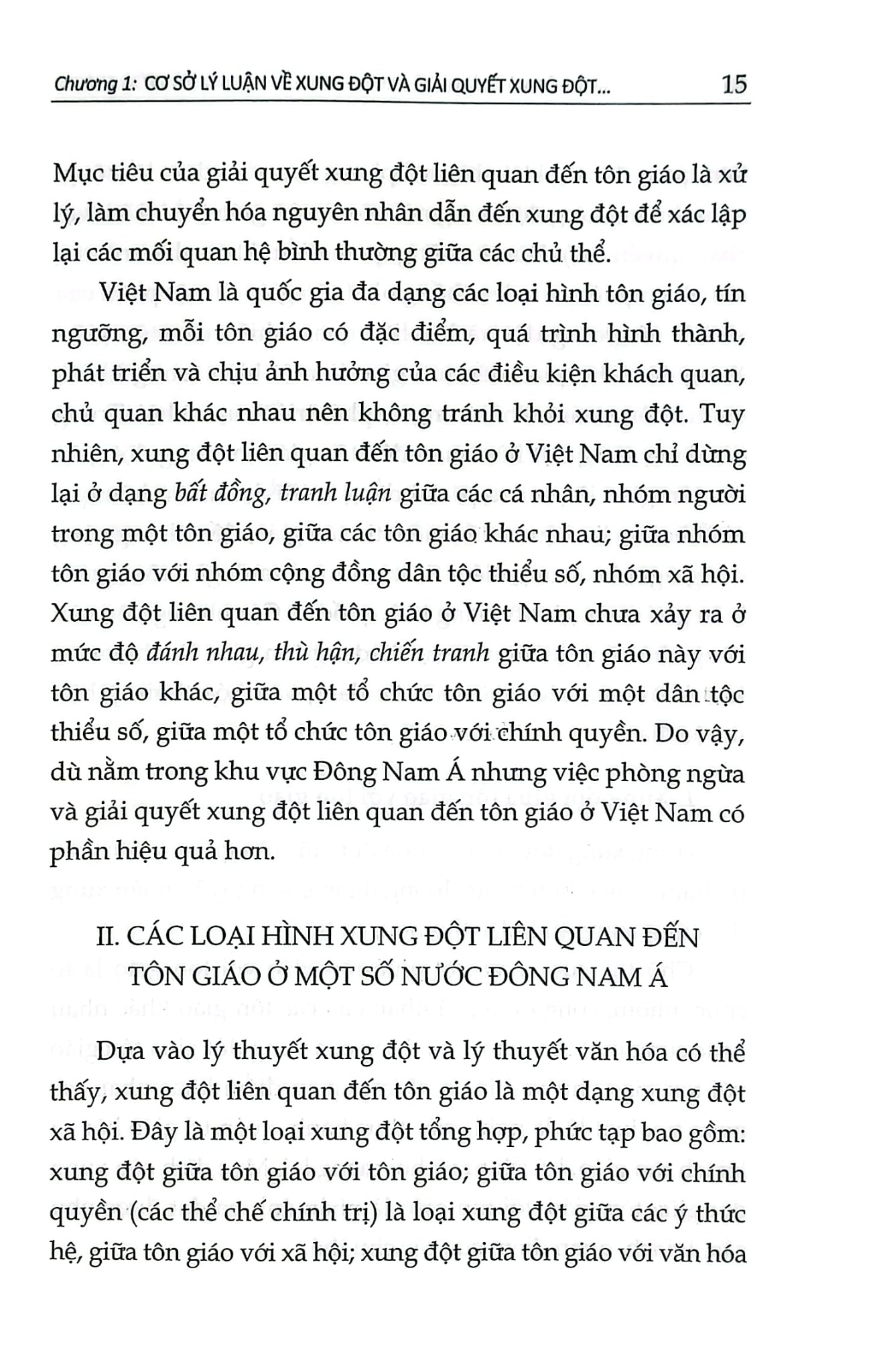 Xung Đột Và Giải Quyết Xung Đột Liên Quan Đến Tôn Giáo Ở Một Số Nước Đông Nam Á Và Hàm Ý Cho Việt Nam - TS. Lê Thị Liên